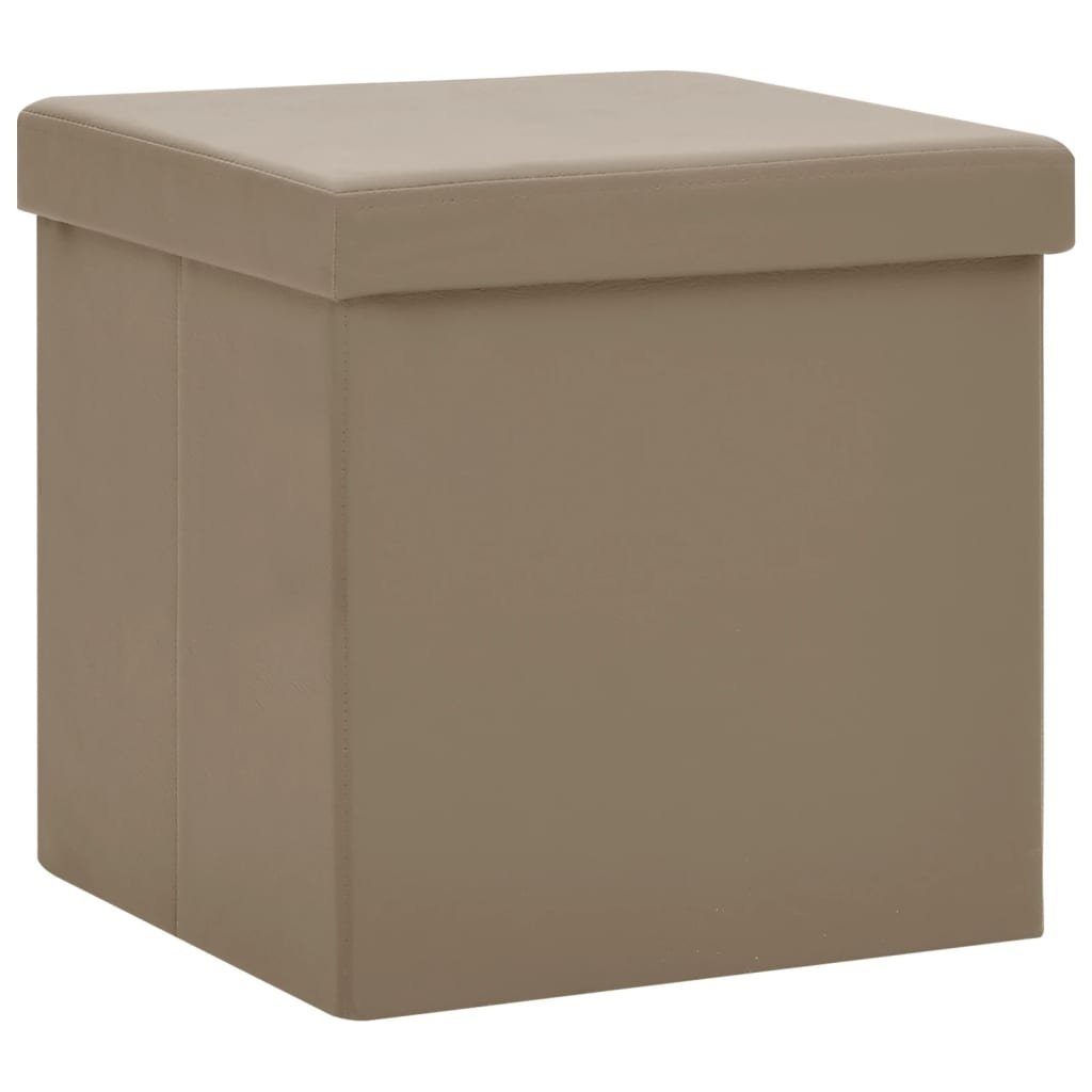 möbelando Sitztruhe Alling, aus PVC in Cappuccino-Braun. Abmessungen (B/H/T) 38x38x38 cm. € 26,95