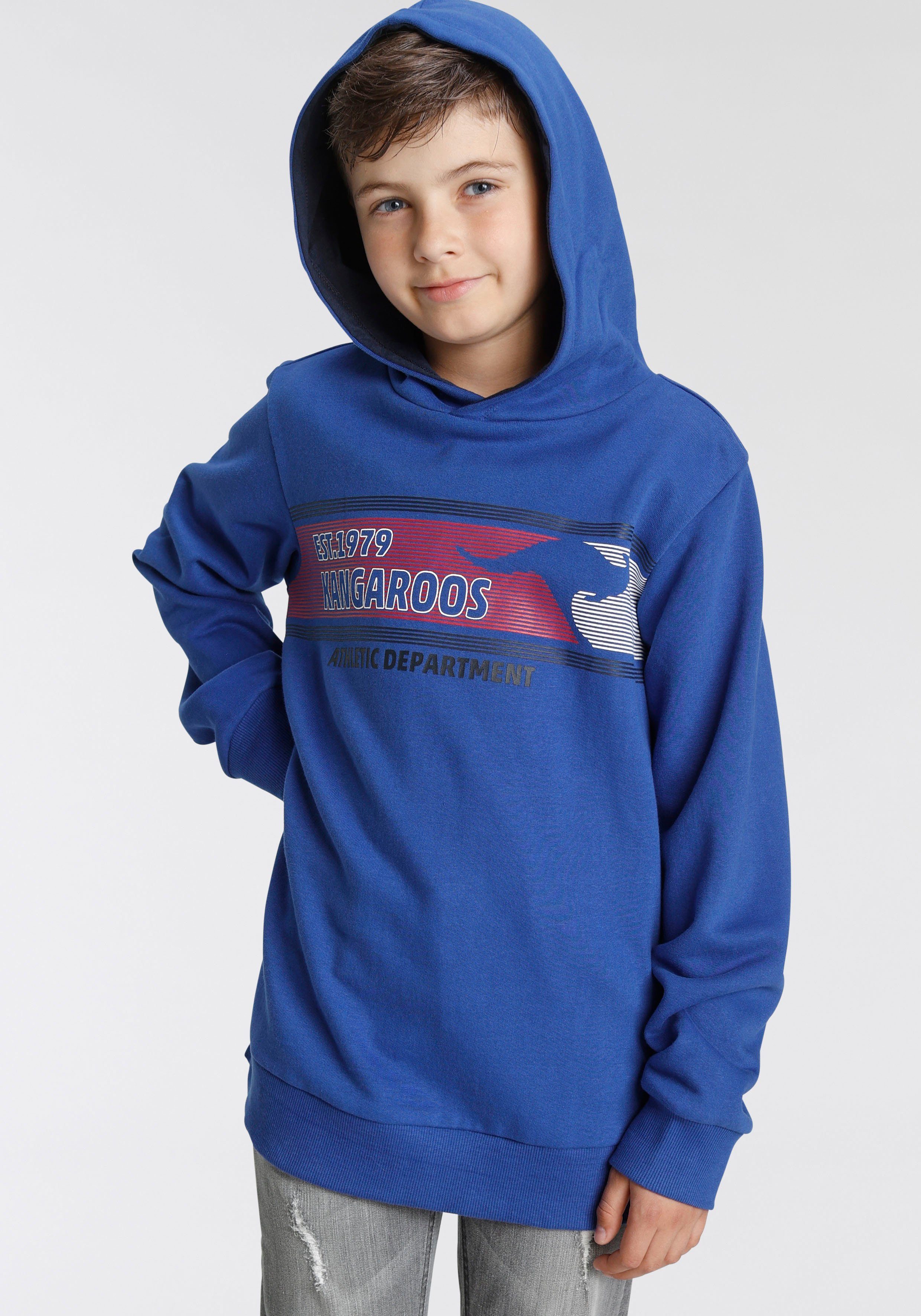 Exklusiver Sonderpreisverkauf KangaROOS Kapuzensweatshirt mit modischem Logo-Druck