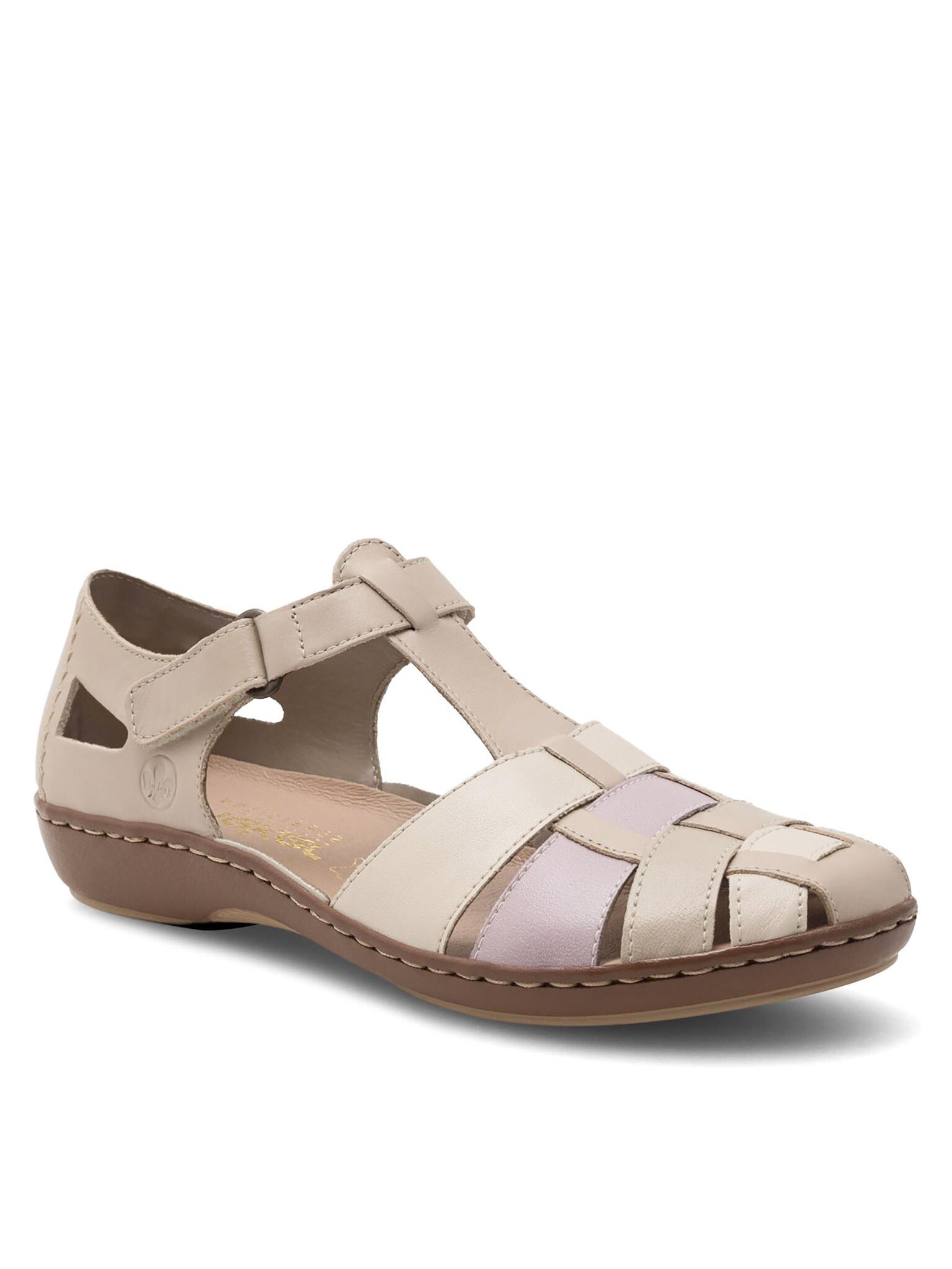 Rieker Sandalen 45869-60 Beige Sandale günstig online kaufen