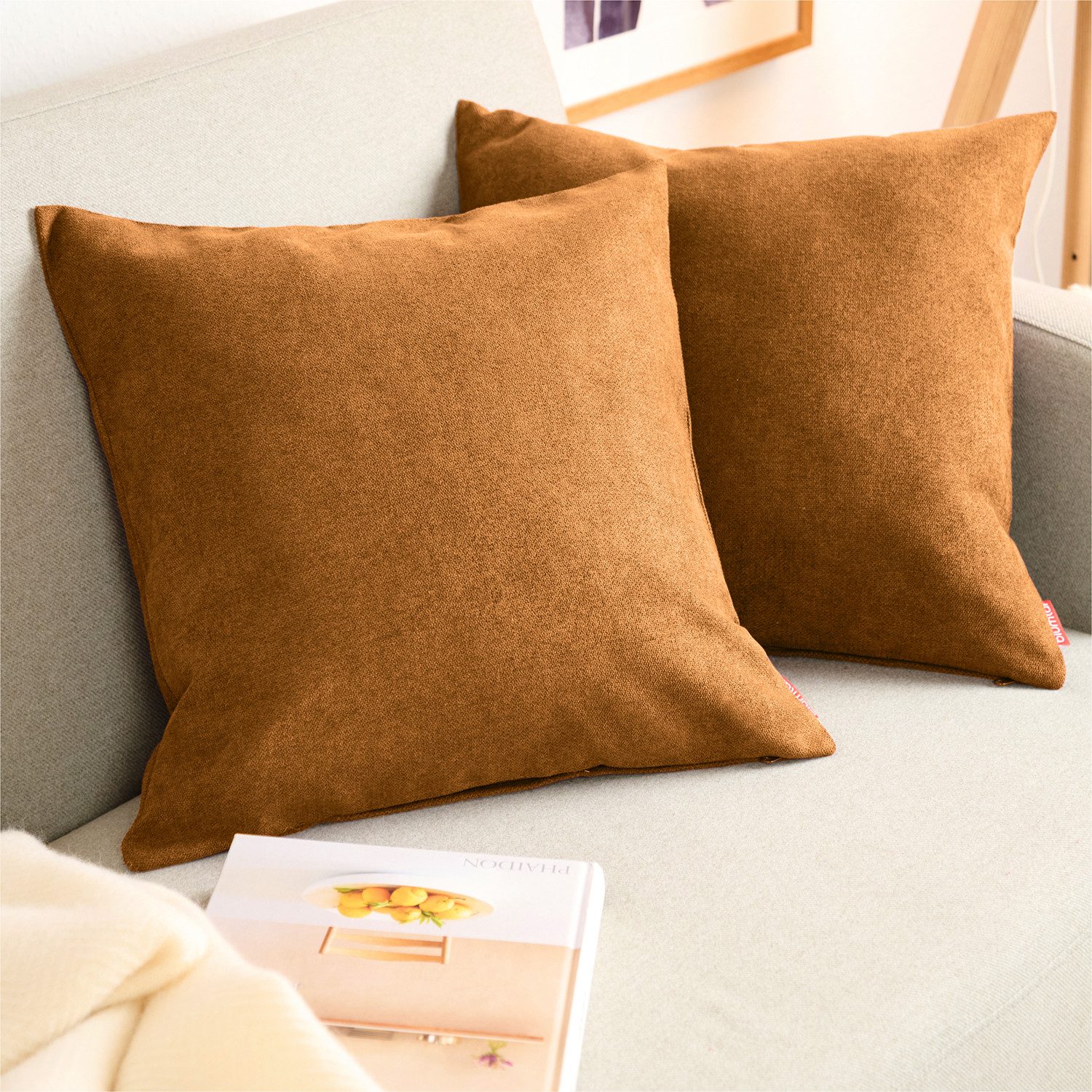 Blumtal Kissenbezug Chenille - Kuscheliges Zierkissen, (2 Stück), mit verst günstig online kaufen