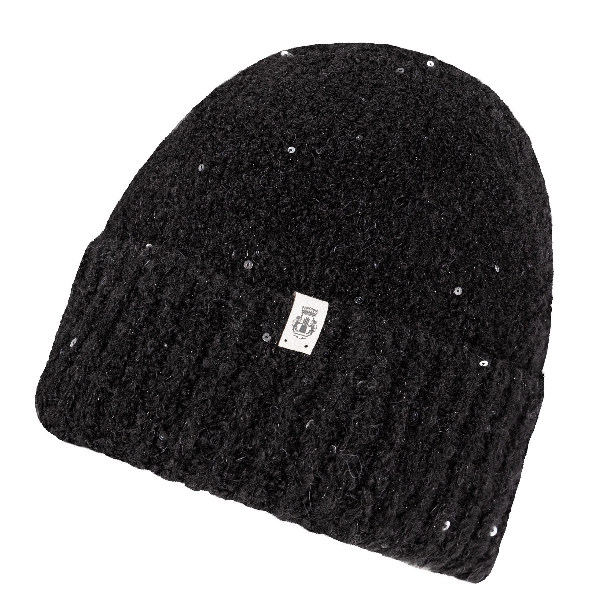 Roeckl Strickmütze WINTER SPARKLE MÜTZE Strickmütze mit dezenten Pailletten