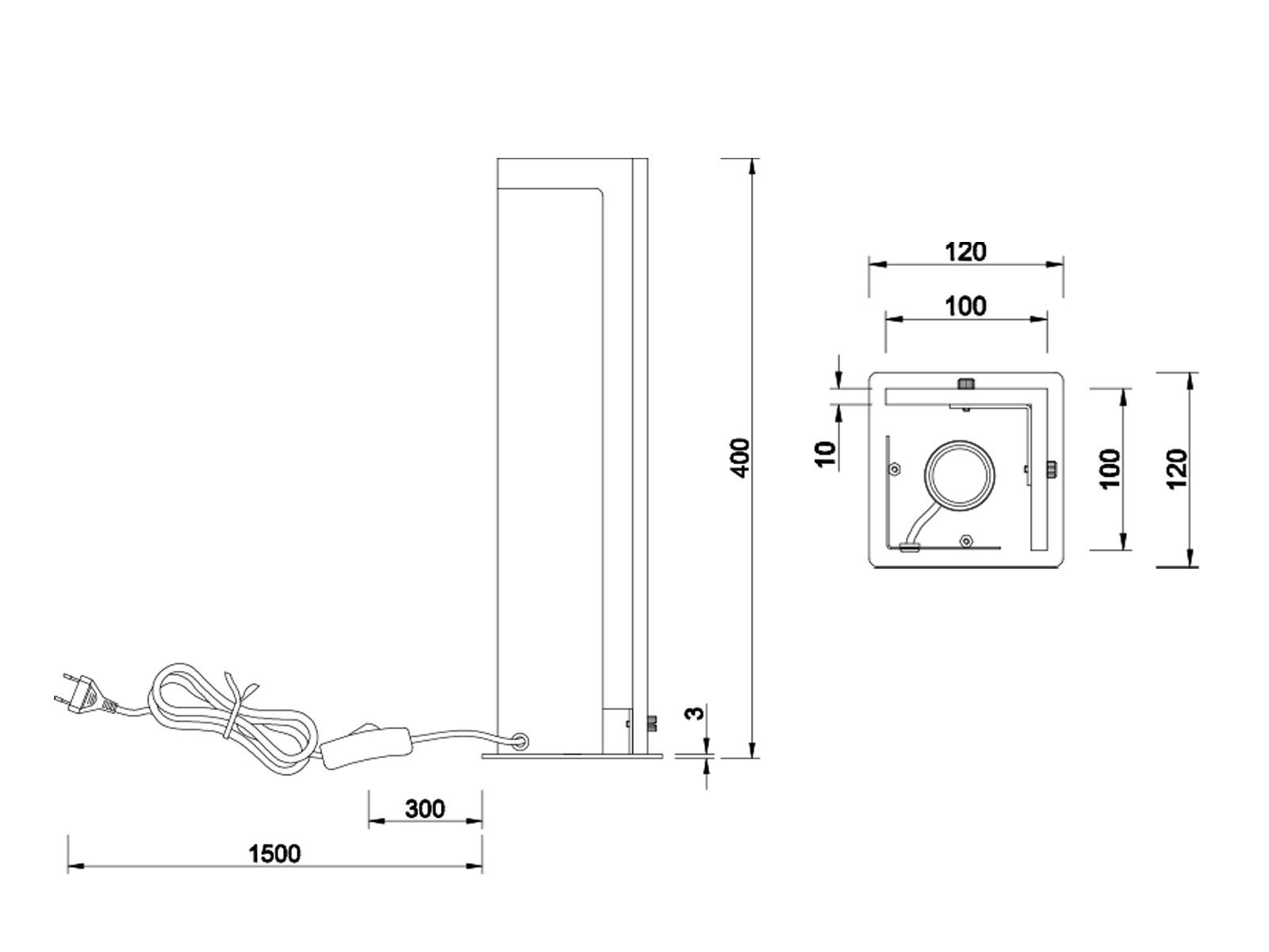 TRIO Leuchten LED Tischleuchte, Dimmfunktion, LED wechselbar, warmweiß, Große rustikale Holz-lampe für Fensterbank & Beistelltisch