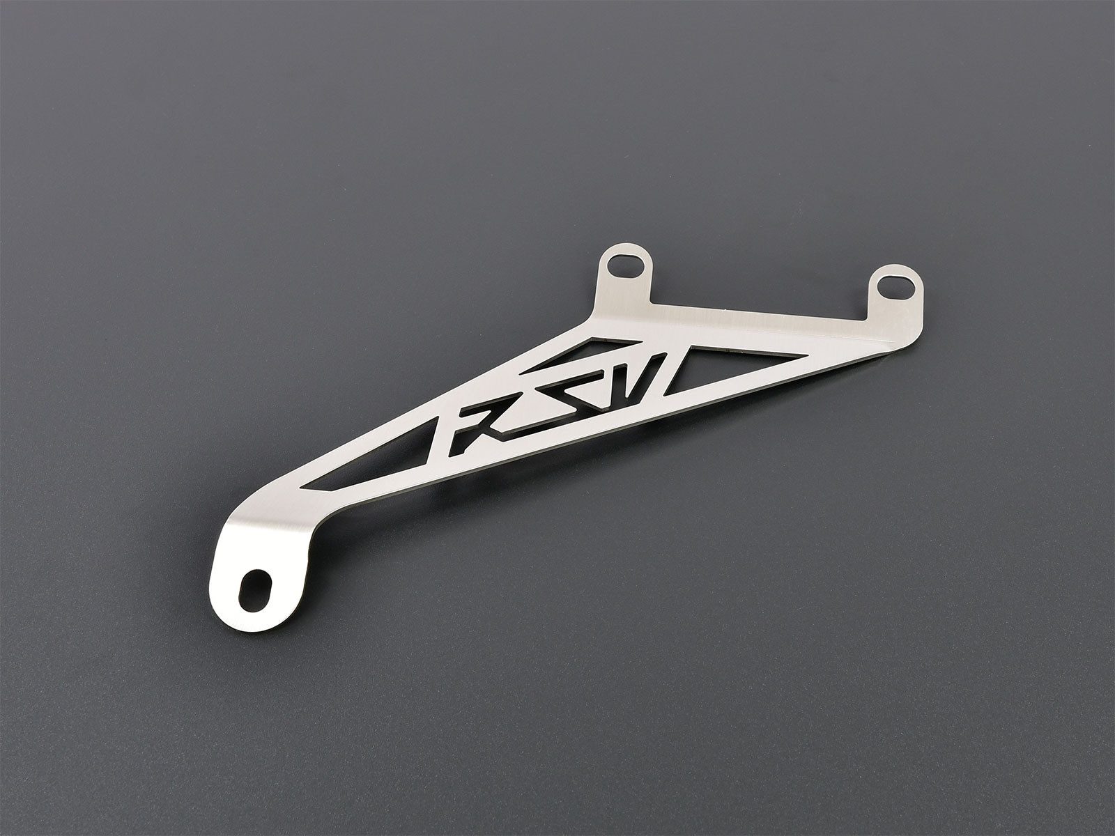 ZIEGER Multitool Auspuffhalter für Aprilia RSV Mille / RSV Mille R silber
