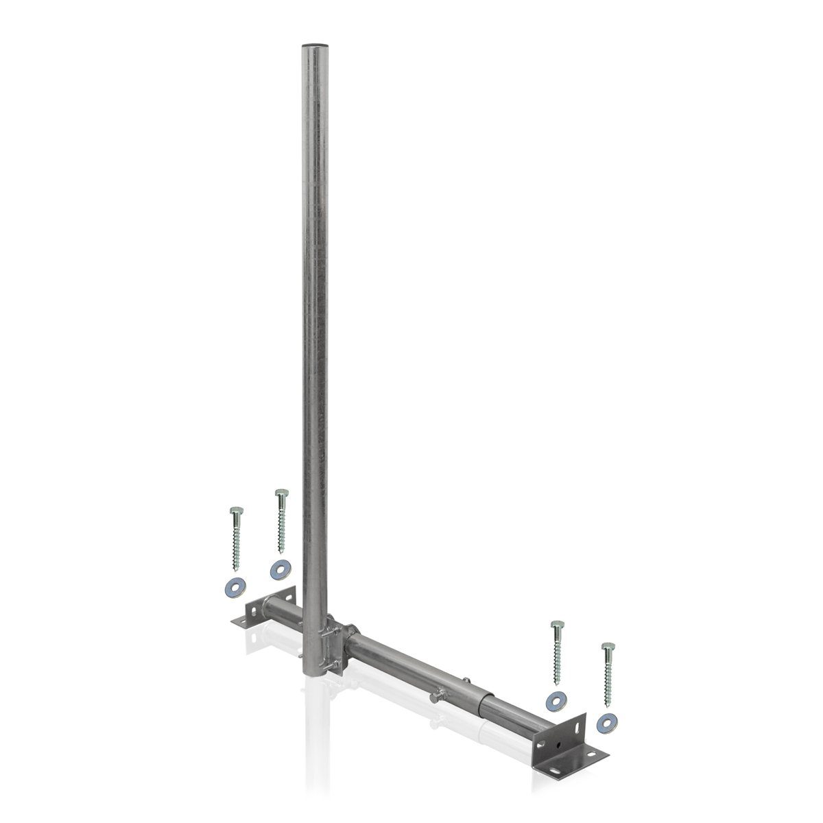 SAT-Halterung Aufdachsparrenhalter SAT TV Dachsparrenhalter Mast 120cm feuerverzinkt