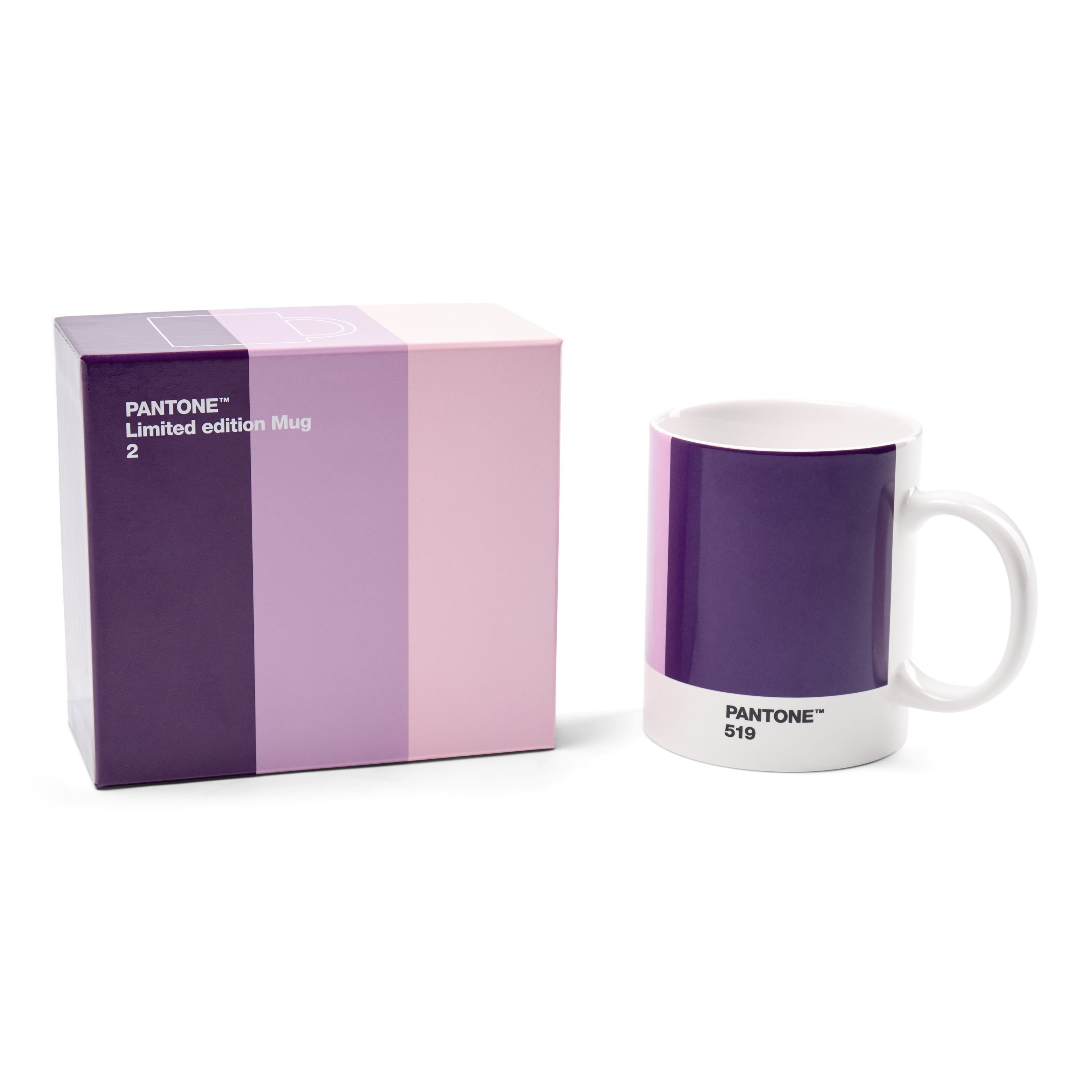 PANTONE Kaffeeservice, Porzellan No. 375ml, Geschenkbox, Kaffeebecher, 2 Limited Edition