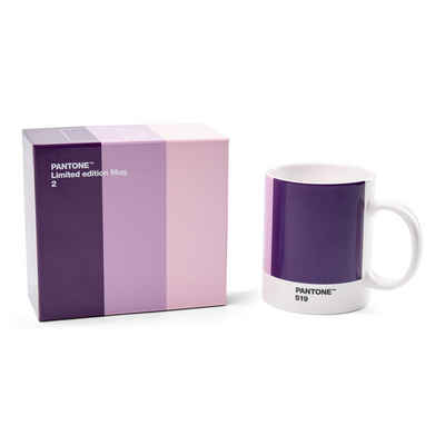 PANTONE Kaffeeservice, Porzellan Kaffeebecher, 375ml, Geschenkbox, Limited Edition No. 2