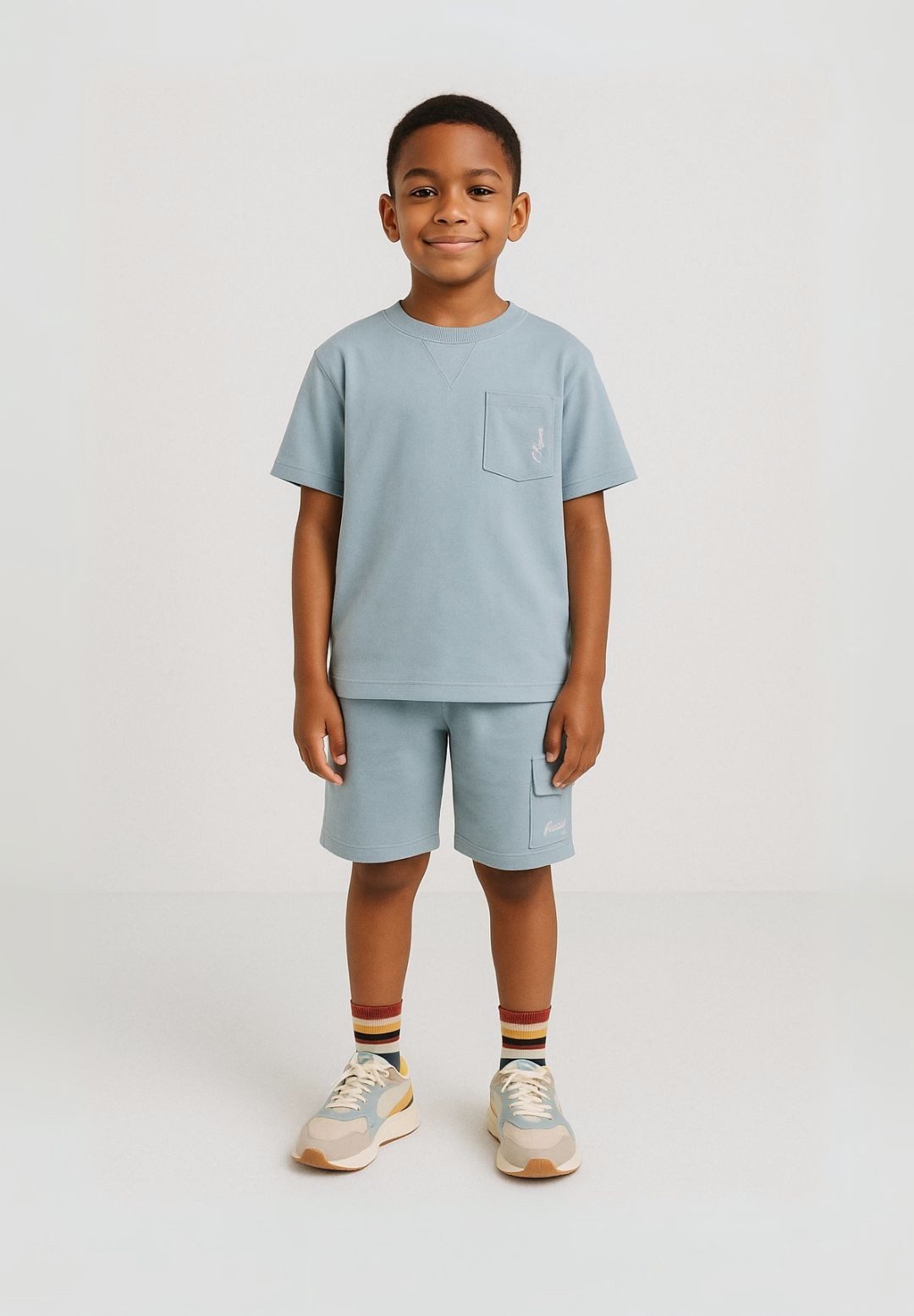 MINOTI Sweatanzug Set aus T-Shirt und Shorts (2y-8y)