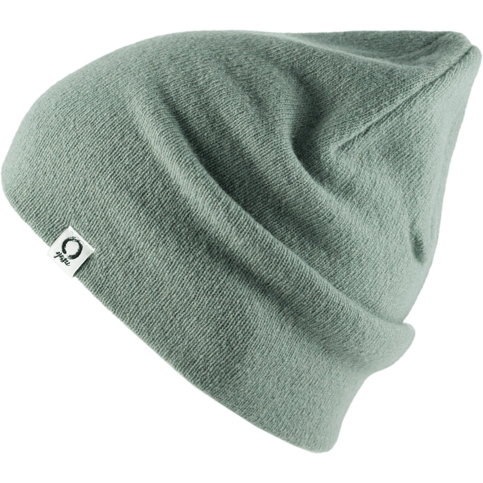 yasu Beanie Wintermütze An Fein Strickmütze Unisex Beanie Mütze Wollmütze Lamm Wolle Jade