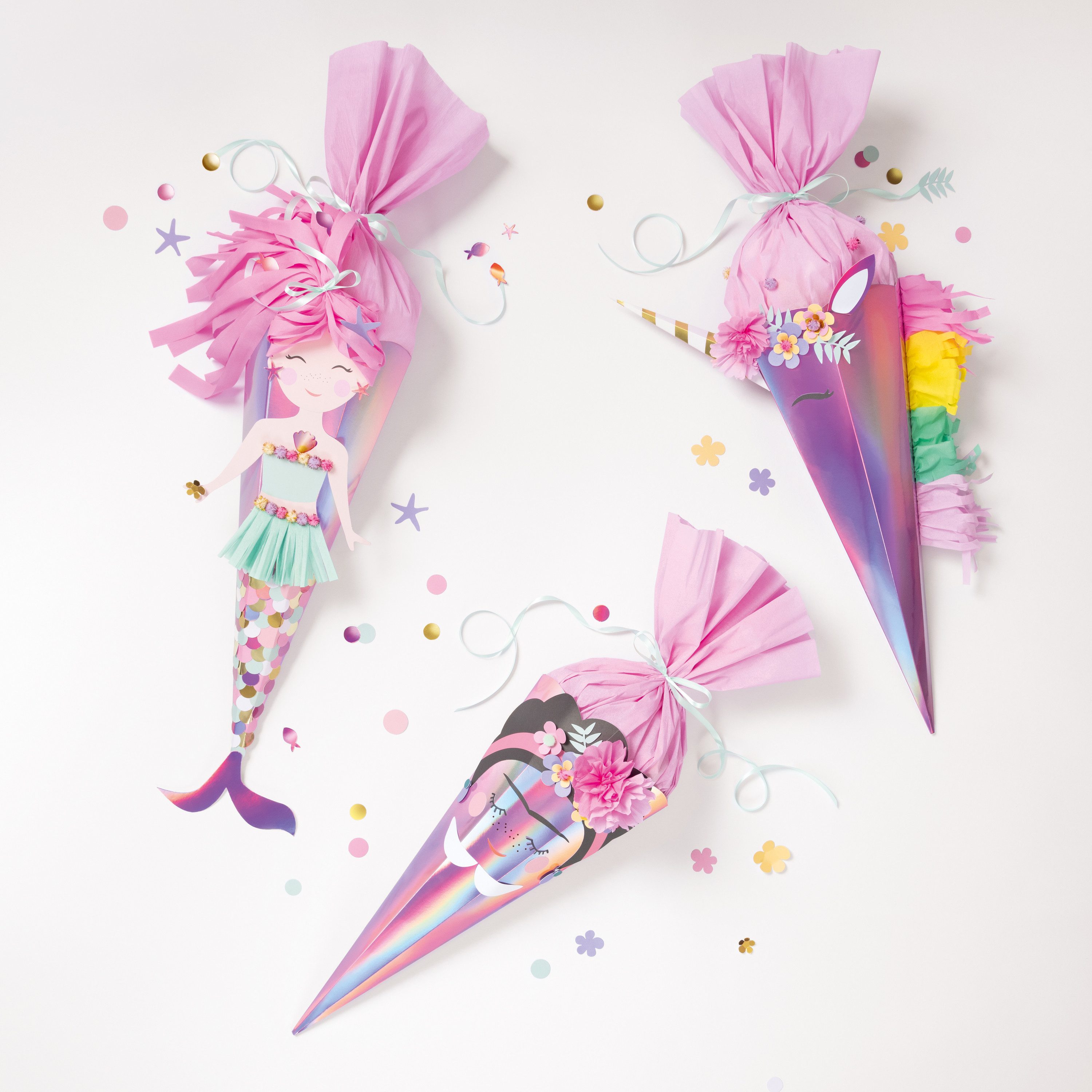 Folia Schultüte Bastelset, 68cm