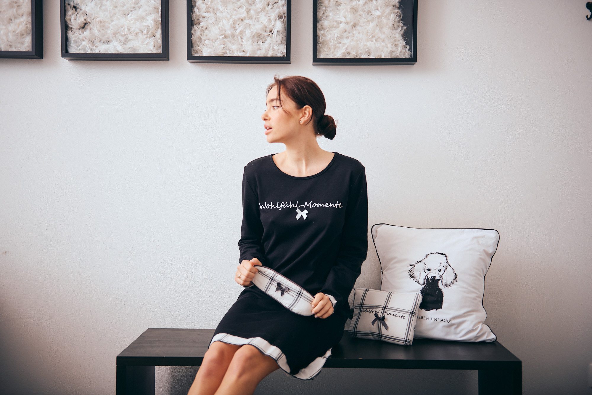 Louis & Louisa Nachthemd Louis und Louisa Nachtkleid "Wohlfühl-Momente" sch günstig online kaufen