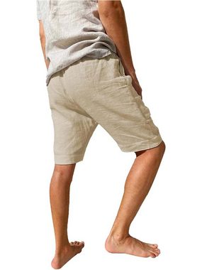 KIKI Loungehose Herren shorts leichte luftige Sommershorts Kurze Freizeithose