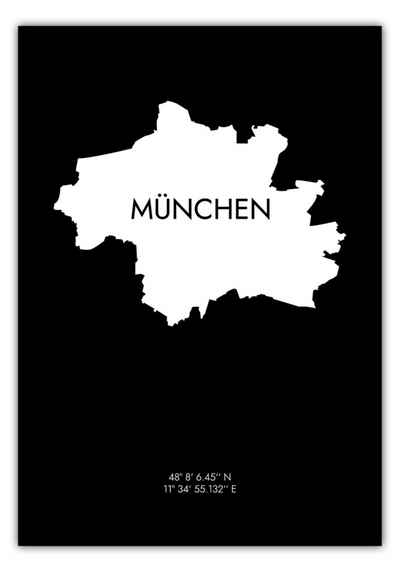 MOTIVISSO Poster München Koordinaten #6