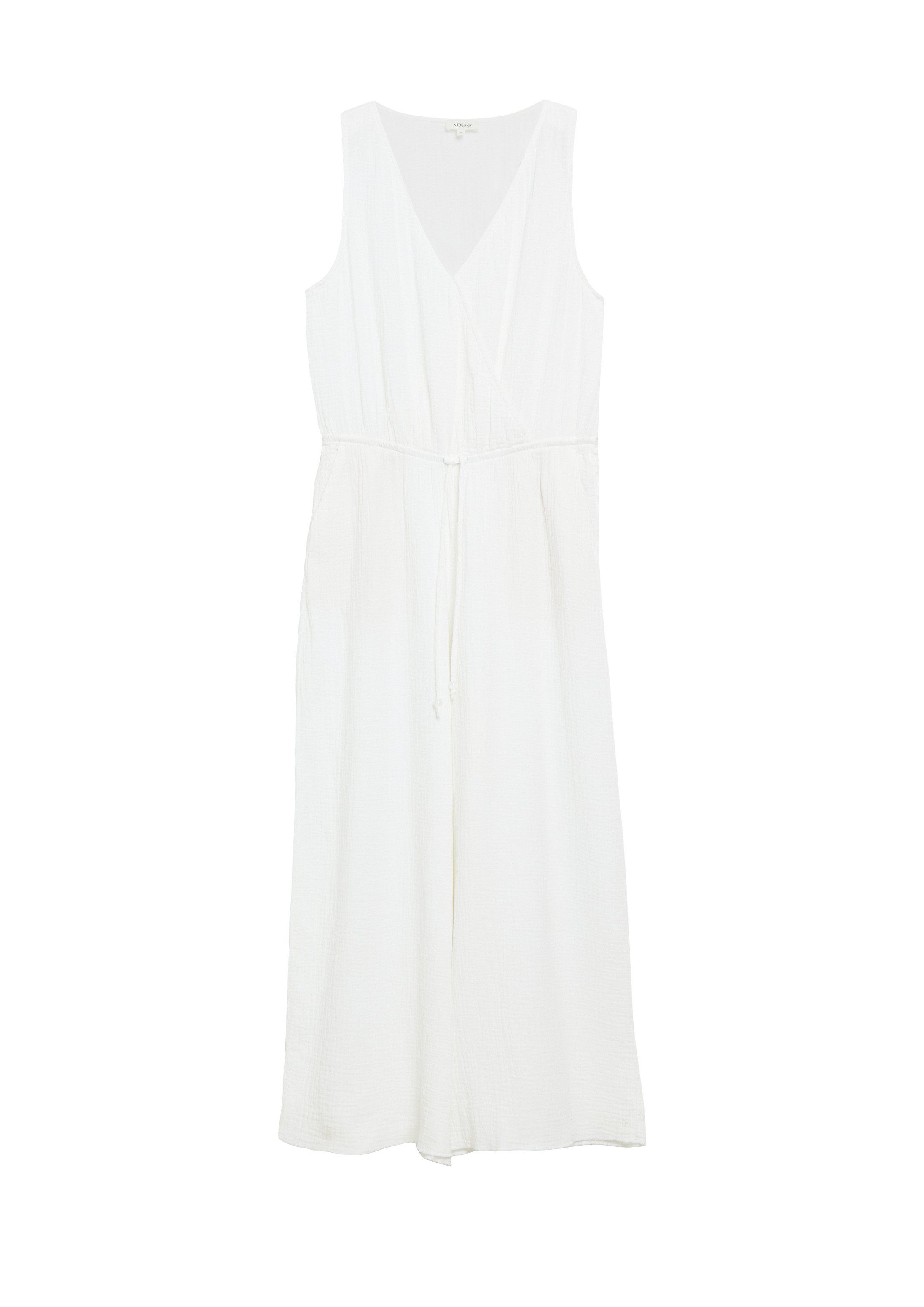 s.Oliver Jumpsuit Overall Overall aus Musselin mit elastischer Taille