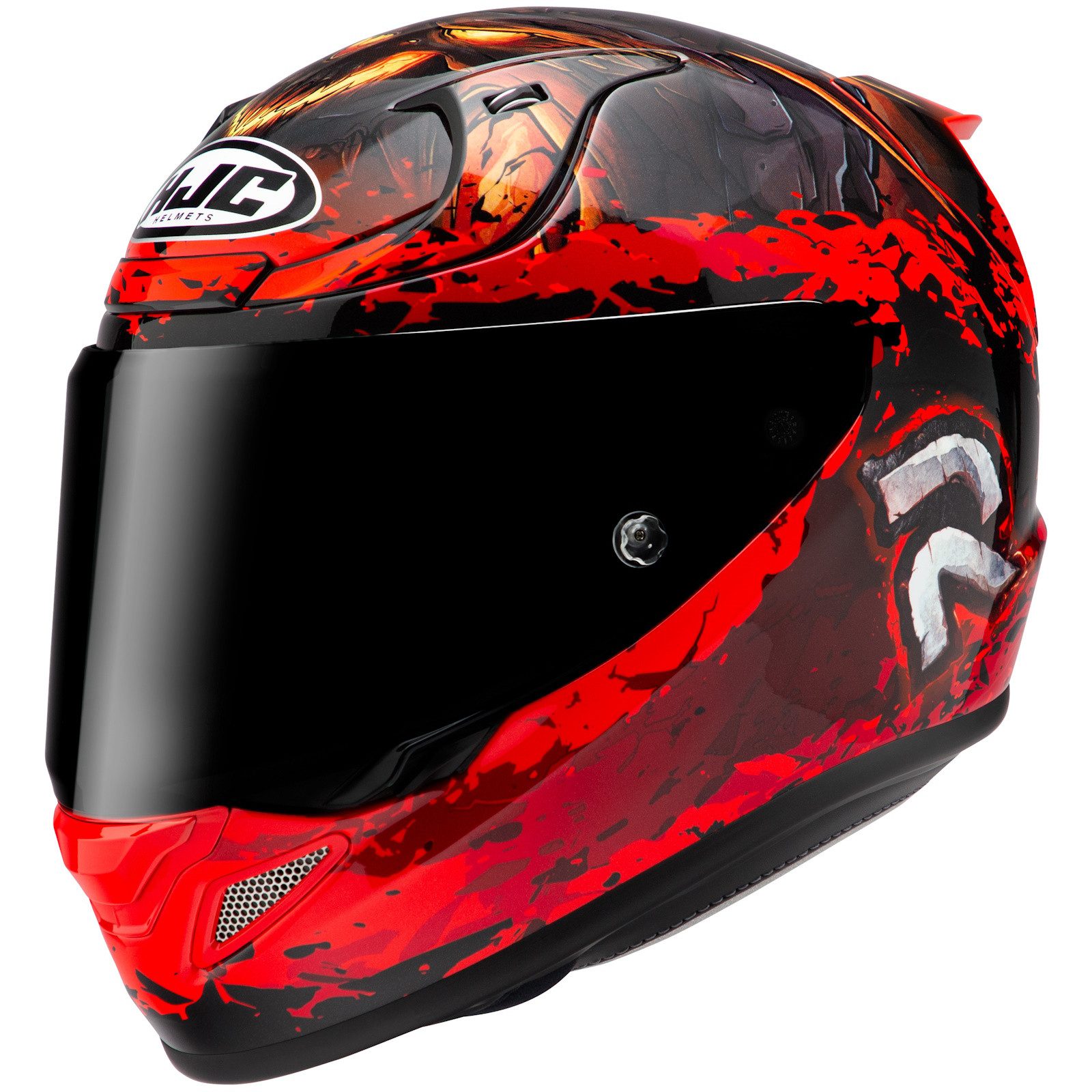HJC Motorradhelm HJC RPHA 12 Diablo Blizzard MC1 Integralhelm (1er Set)