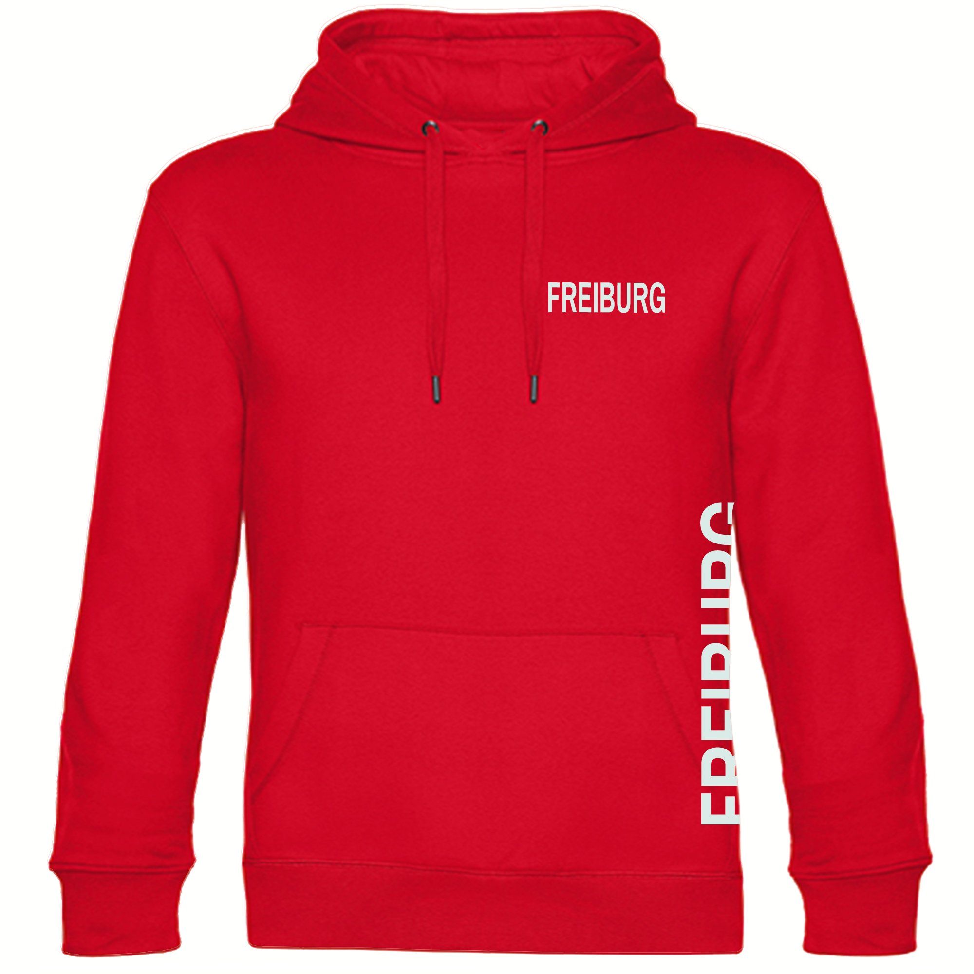 Kapuzensweatshirt Freiburg - Brust & Seite - Hoodie
