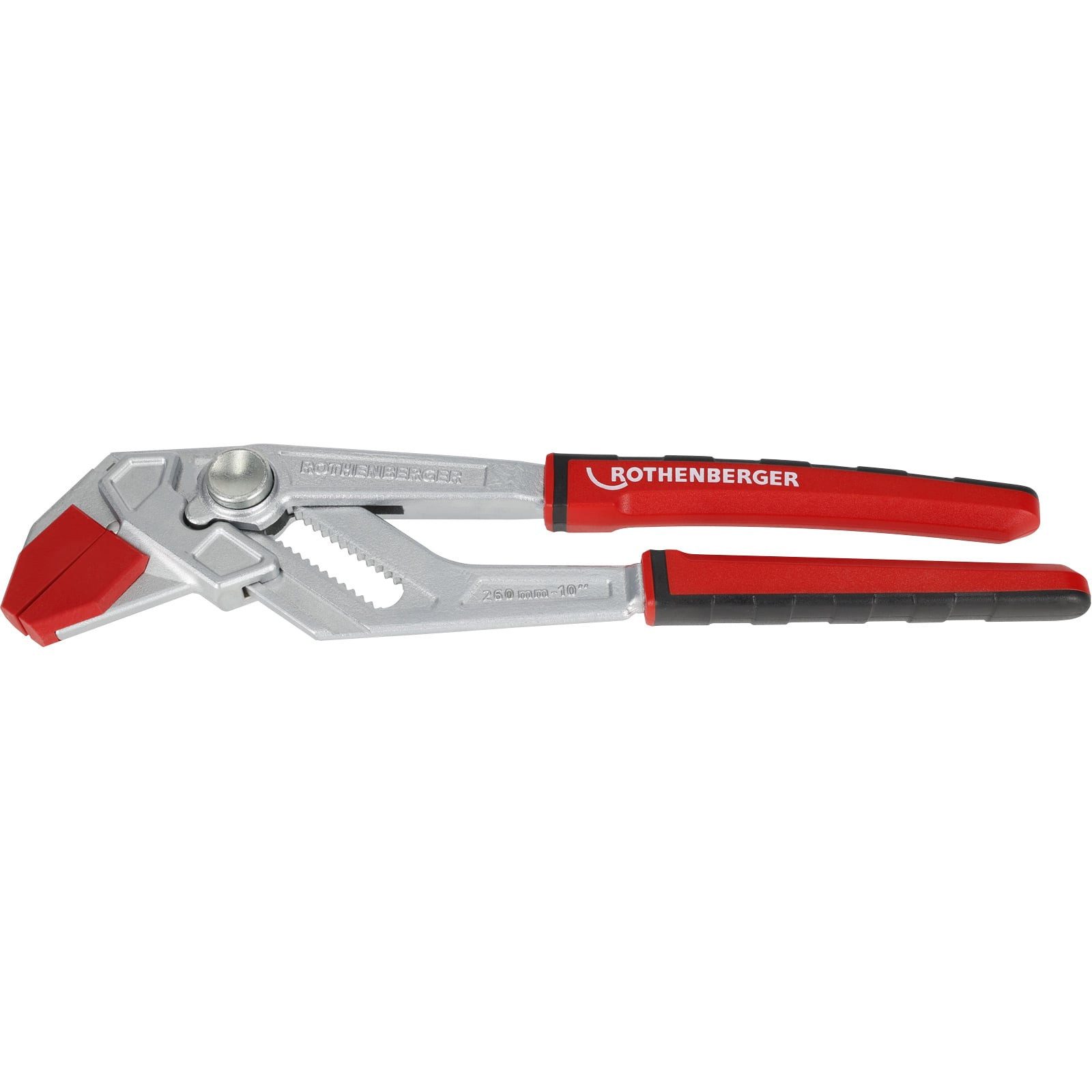 Rothenberger Zangenschlüssel ROTHENBERGER ROFAST Zangenschlüssel, 10" 2K, mit Schonbacken, 3 Paar -
