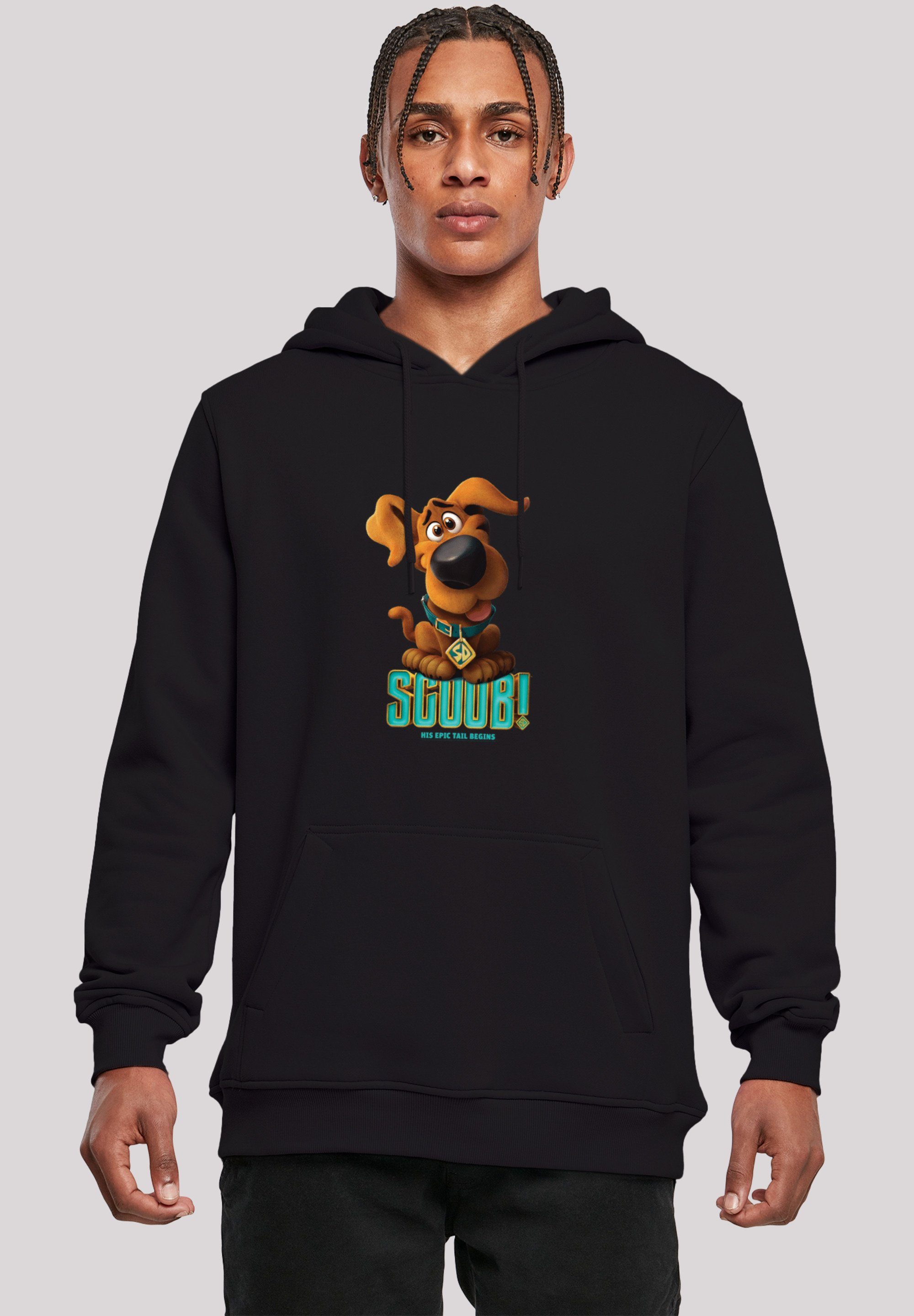 F4NT4STIC Sweatshirt Scooby Doo Scooby Merch Kapuze Kängurutasche Herren,Premium Verstellbare geräumige ,Slim-Fit,Kapuzenpullover,Bedruckt, Puppy und
