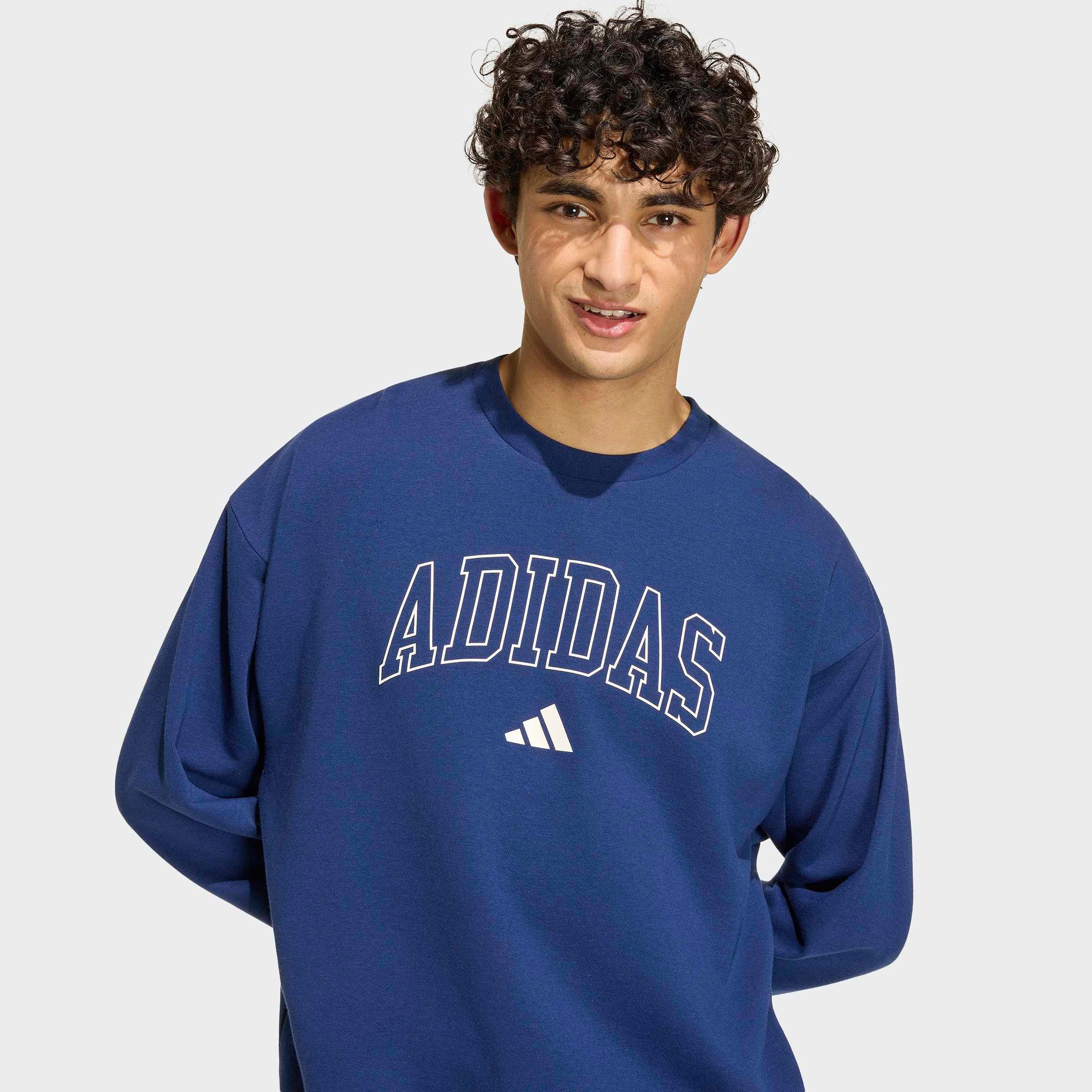 adidas Sportswear Sweatshirt SEASONAL ESSENTIALS COLLEGIATE FRENCH TERRY CREW – Bild 4 von 5