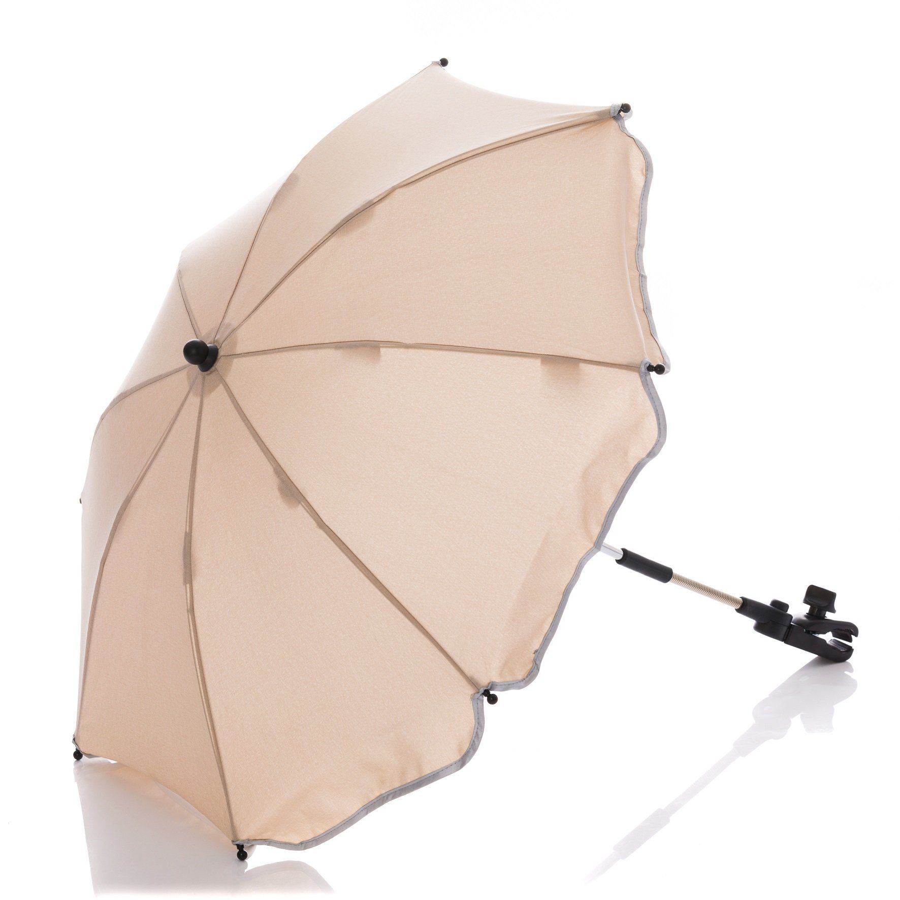 Fillikid Kinderwagen-Sonnenschutzhülle Fillikid Sonnenschirm Melange Exclusiv Sonnenschutz für Kinderwagen & Buggy, UV Schutz 50+, abnehmbare Universalhalterung, Wasserdicht, passend für runde und ovale Gestelle, Universal aus 100% Polyester