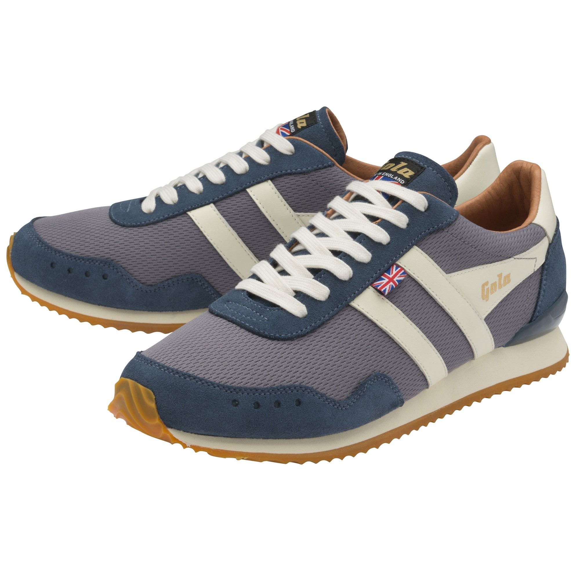 Track Mesh 158 (Made in England) grau/baltic Herren Sneaker