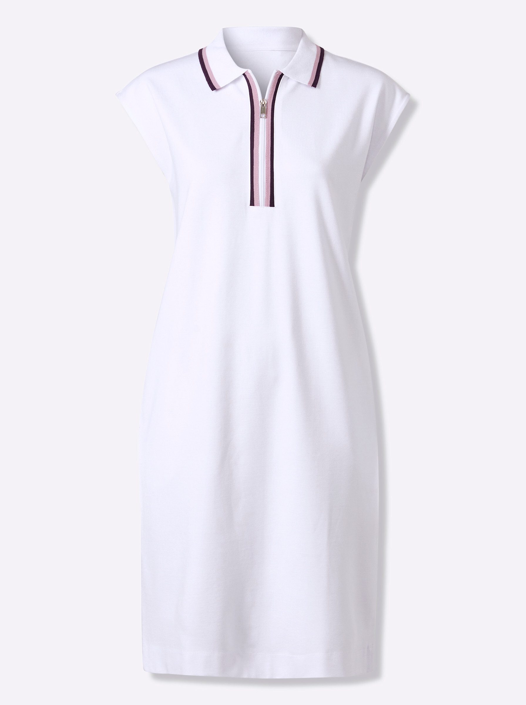 heine Jerseykleid Jersey-Kleid Ärmellos