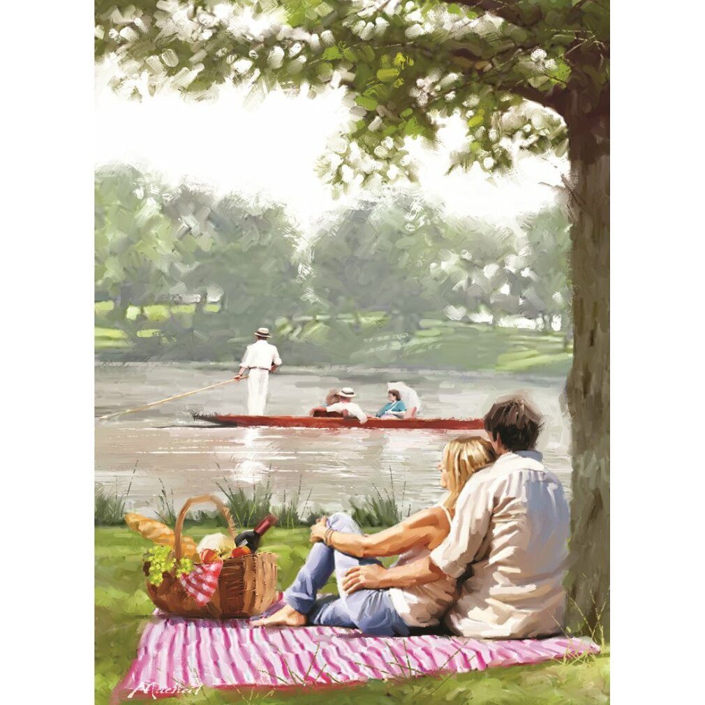 ANATOLIAN Puzzle ANATOLIAN Puzzle Picknick am Fluss 1000 Teile, Puzzleteile
