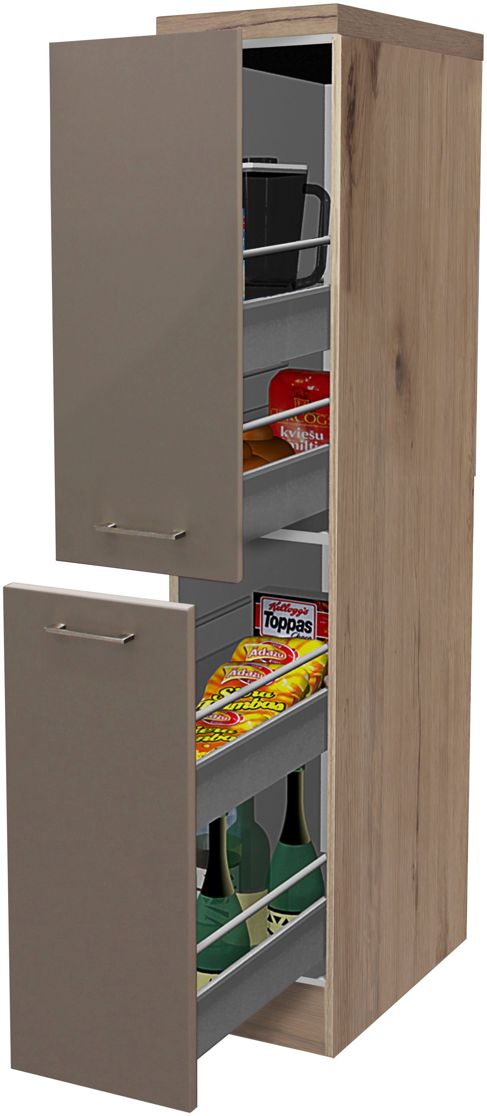 Flex-Well Apothekerschrank Riva (B x H x T) 30 x 162 x 60 cm, mit 4 Ablagen | Apothekerschränke