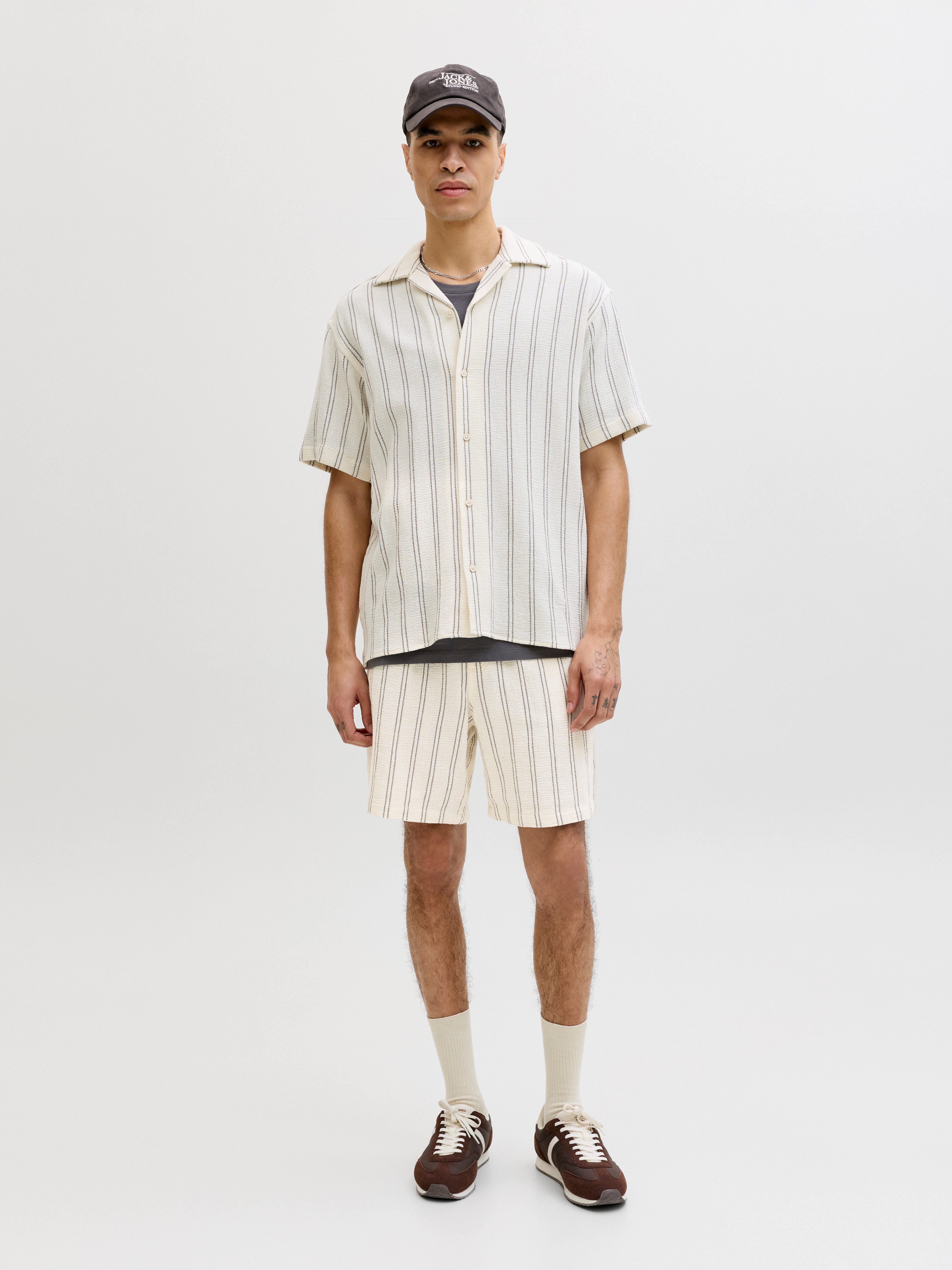 Jack & Jones Sweatshorts JPSTJAIDEN COBA STRIPE JOG SHORT SRT SN – Bild 4 von 5