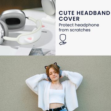 kwmobile Kopfhörer-Schutzhülle Katzenohren Aufsatz für Apple AirPods Max, Cat Ear Stirnband Polster - Kopfhörer Abdeckung Band Cover