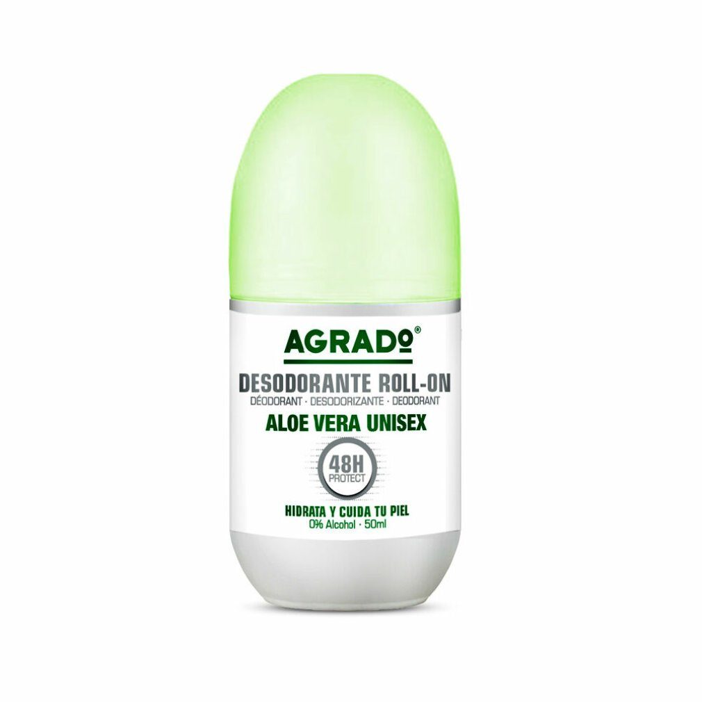 (50 Aloe Vera Deodorant Deo-Zerstäuber Agrado Roll-On ml) Agrado