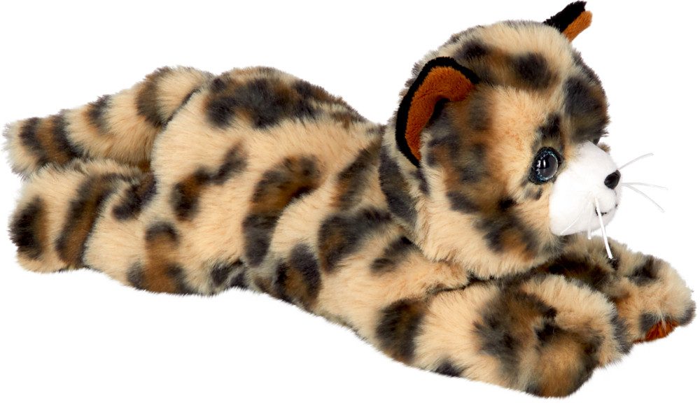COPPENRATH DIE SPIEGELBURG Plüschfigur Liegende Katze Jasmin - Lustige Tierparade (Set, 1-St., 1), 100 % Polyesterfüllung