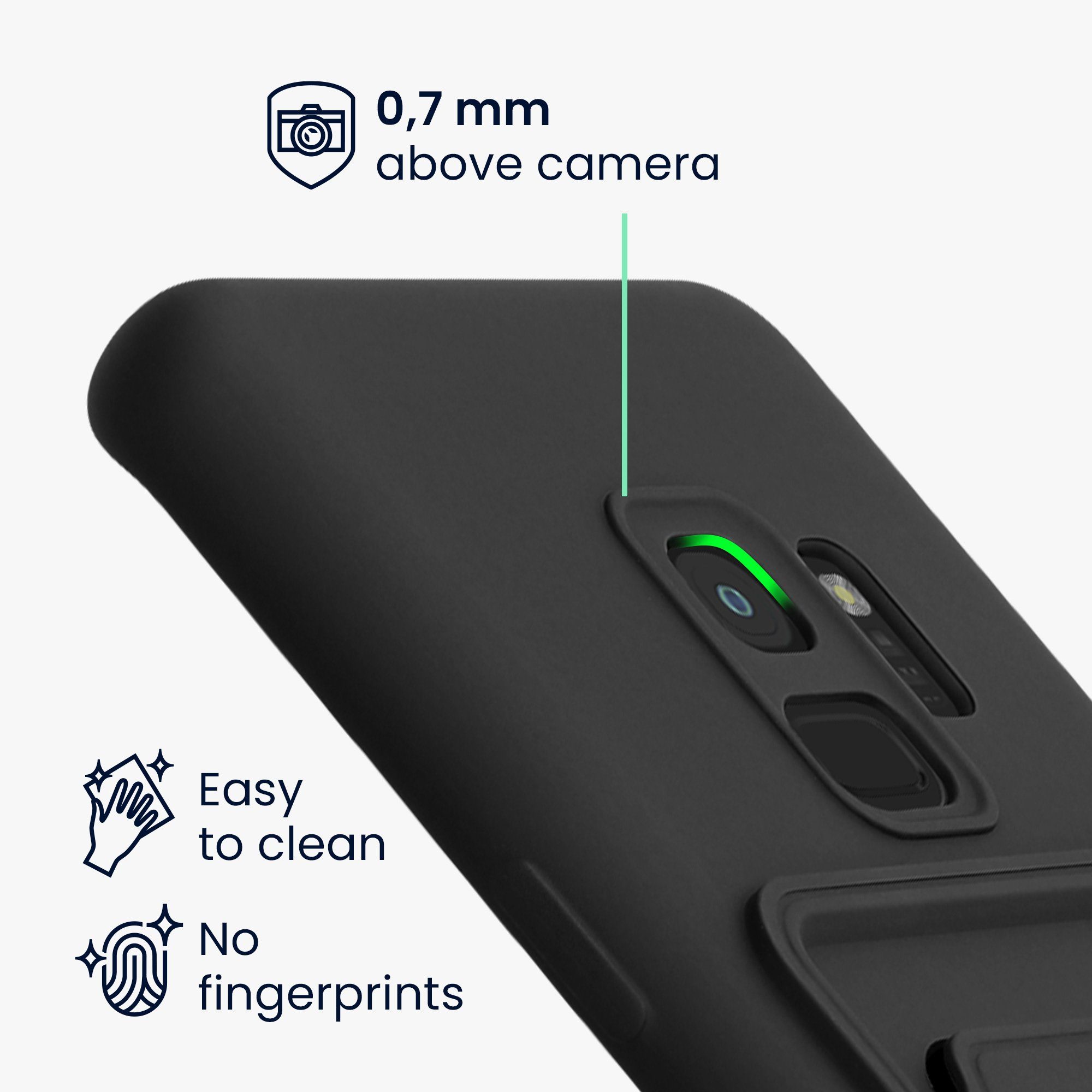kwmobile Handyhülle Hülle für Samsung Galaxy S9, Handyhülle mit Fach für Karten - Handy Cover Case