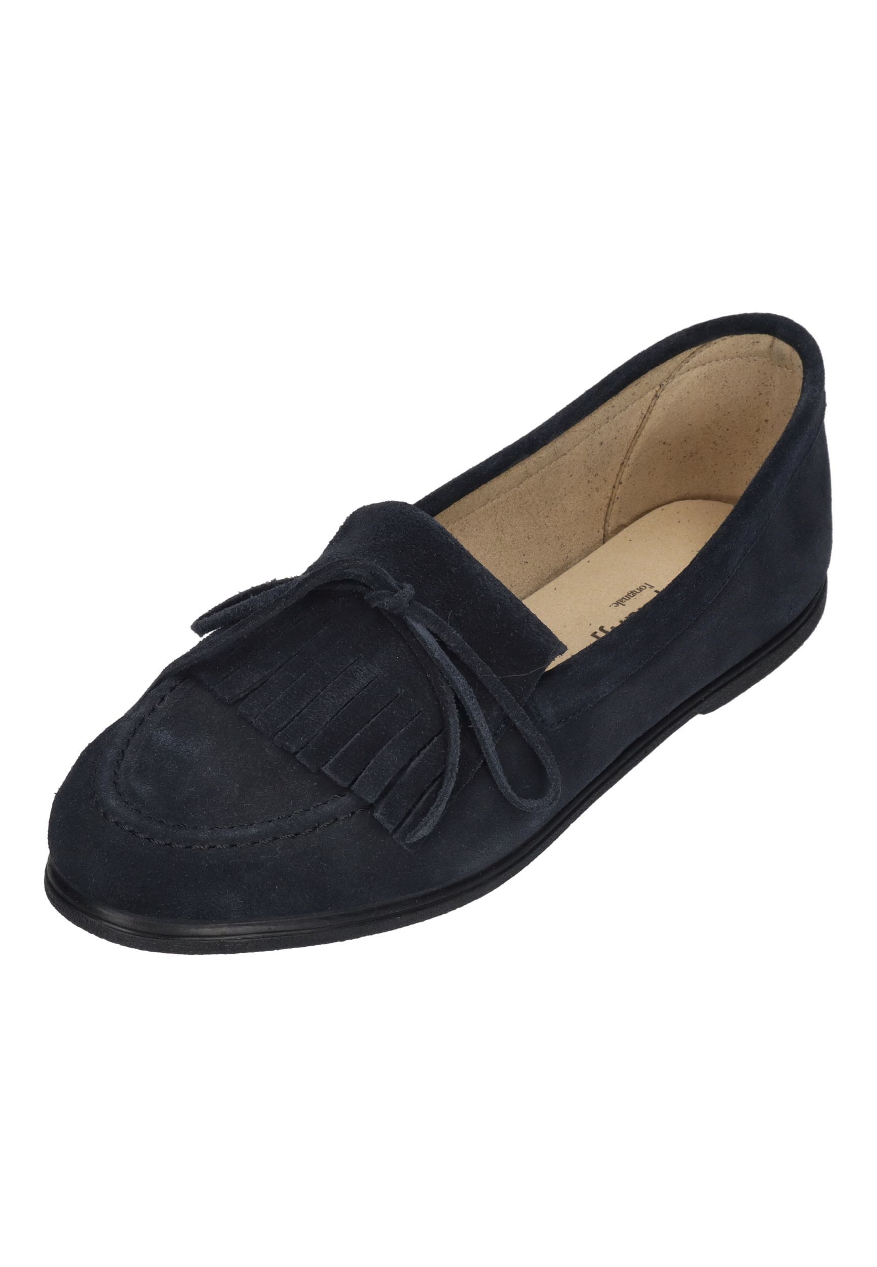 espadrij l´originale MOCASSIN VELOUR Schnürschuh Bleu Fonce