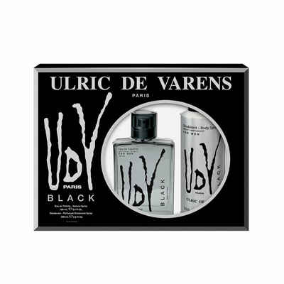 Ulric De Varens Duft-Set Ulric De Varens UDV Black For Men EdT 100ml Set 2 Artikel