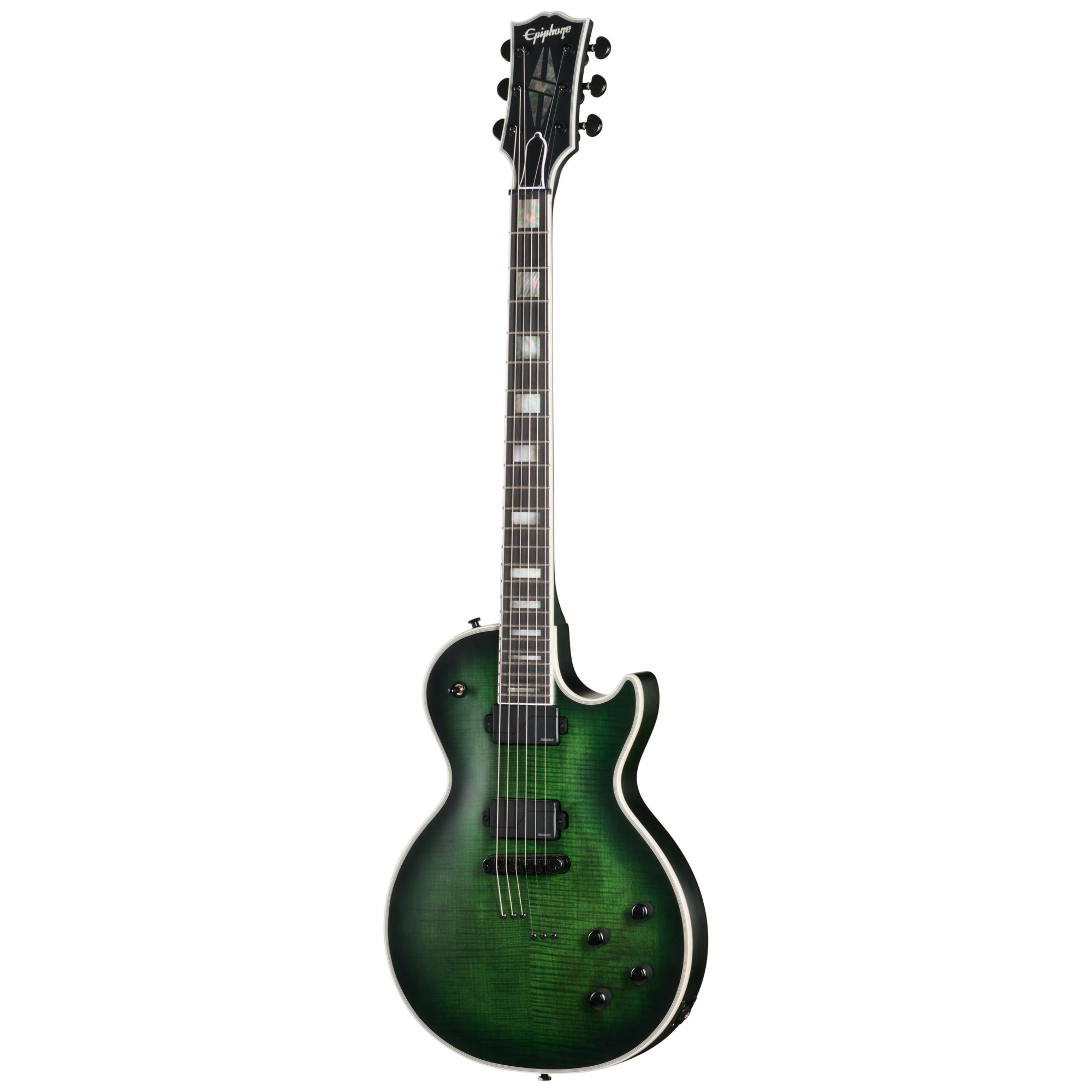 Epiphone E-Gitarre, Prophecy Les Paul Forest Phantom Satin - Single Cut E-Gitarre