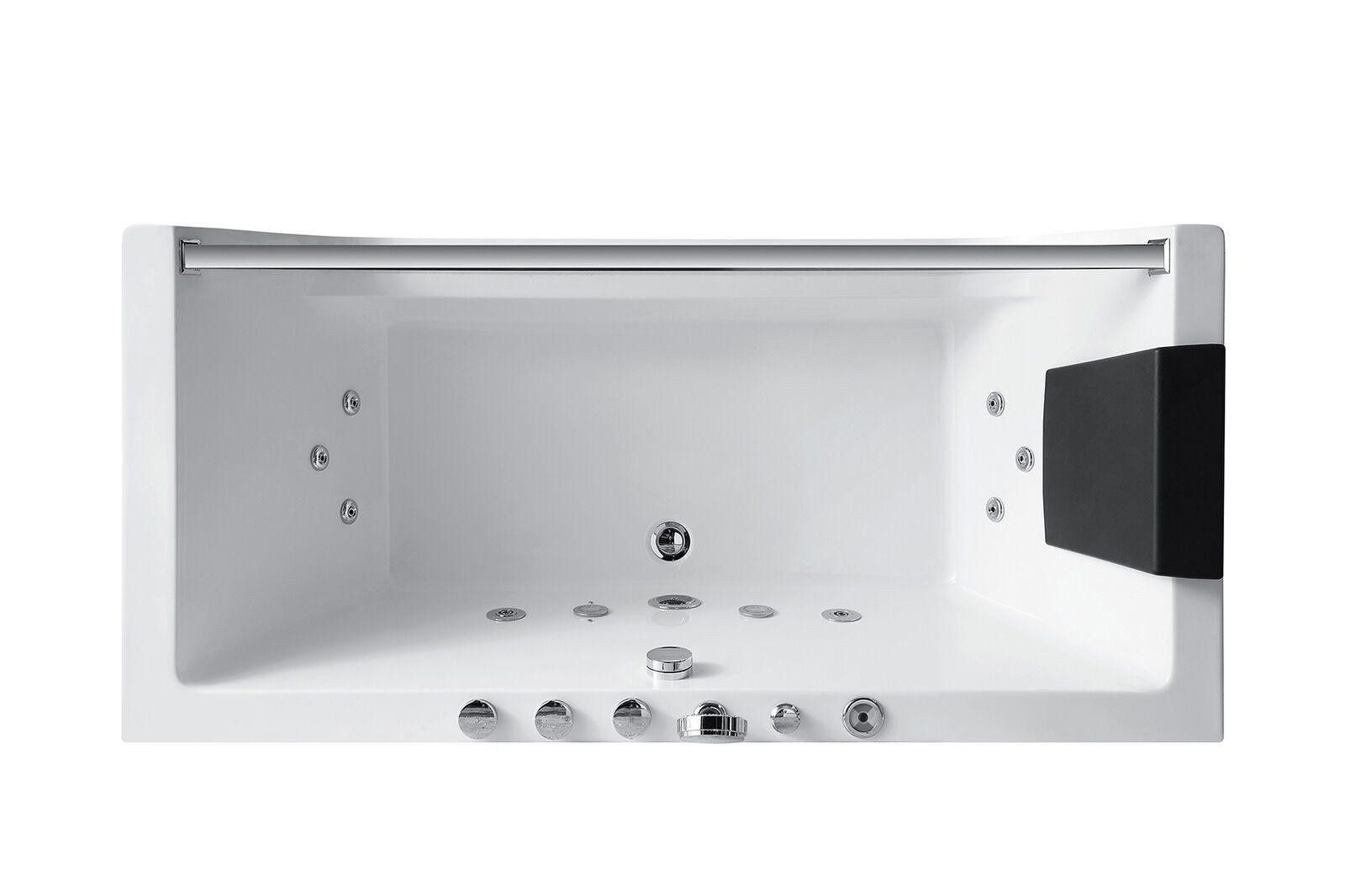 JVmoebel Whirlpool-Badewanne Whirlpool Badewanne mit Massagedüsen und Sprudel-Funktion, (1-tlg), Made in Europa