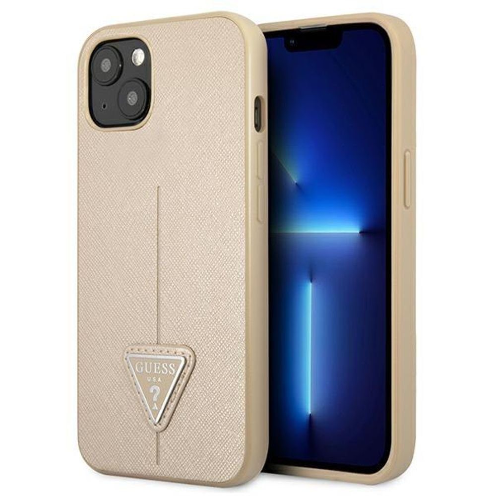 Guess Handyhülle Guess GUHCP13MPSATLE iPhone 13 6,1 "beige / b