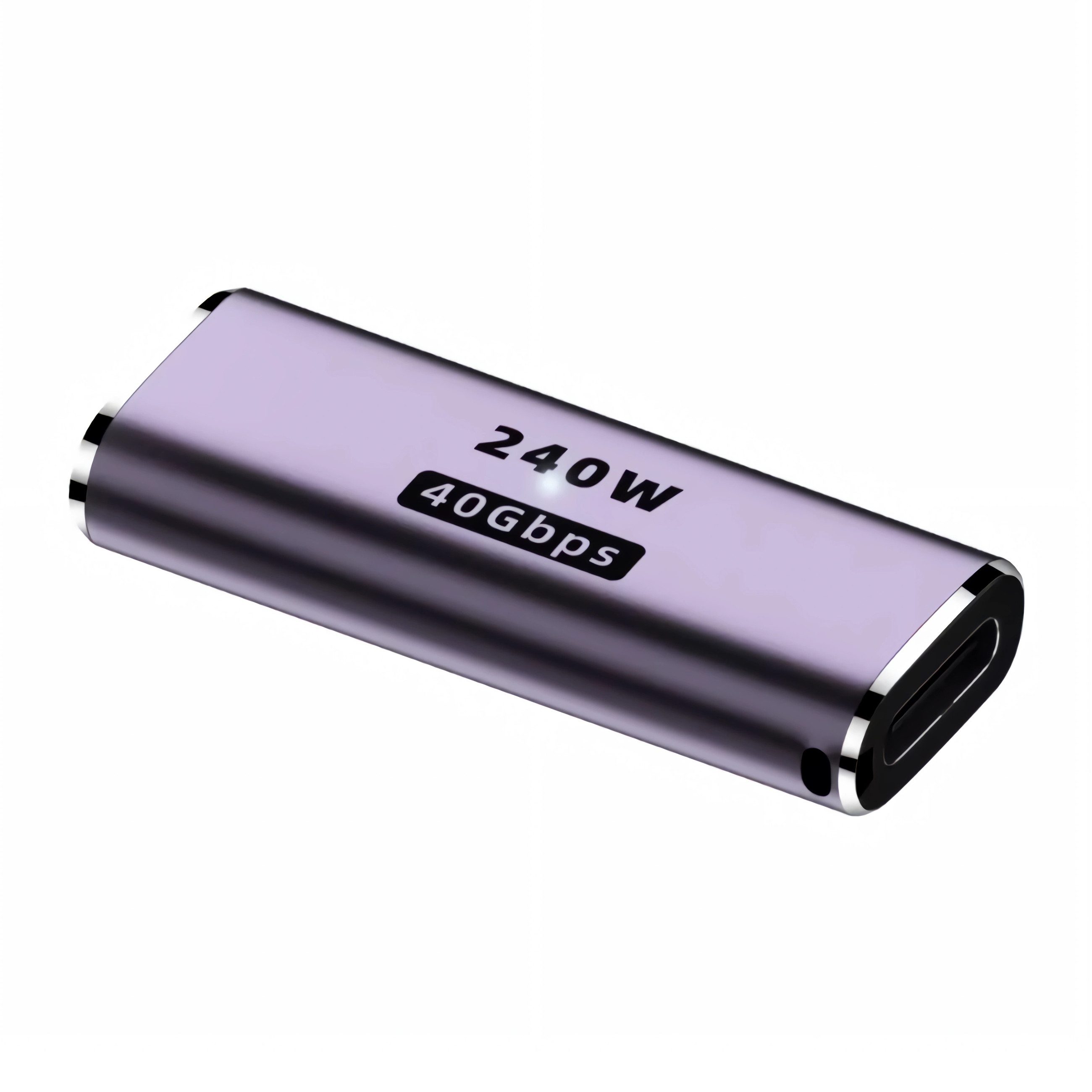 Bolwins A99 USB-C Adapterkabel USB4 40Gbps 240W PD für Laptop, PC und Handy USB-Adapter USB-C Buchse, USB 4.0 Typ-C Buchse zu USB-C Buchse, USB 4.0 Typ-C Buchse, 0 cm, USB 4.0, 40 Gbit/s, PD 240 W, 8K, Plug & Play, robustes Metallgehäuse