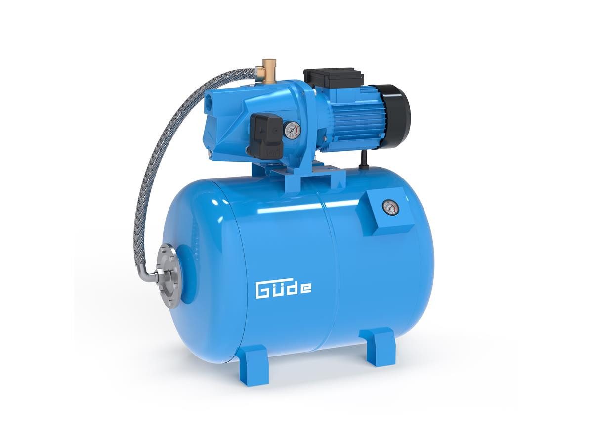 Güde Hauswasserwerk HWW 2100 G, 2100 W, 6000 l/h Fördervolumen, max Ansaughöhe 8 m, Kesselinhalt 100 l