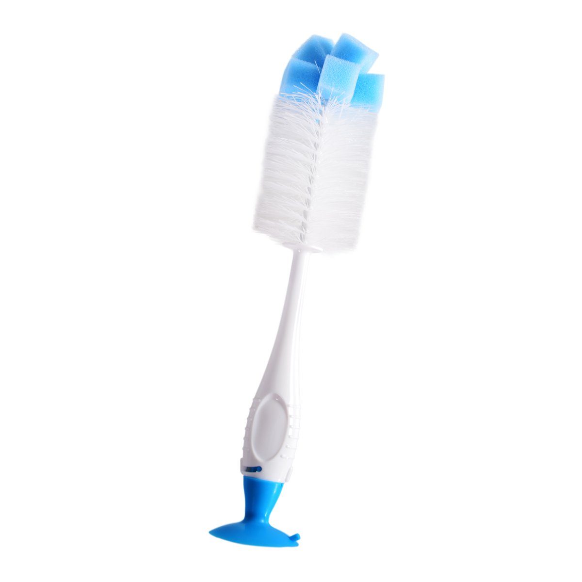 Moni Reinigungsbürste Trinkflaschen- und Saugerreiniger 2 in 1, weiß für Babyzubehör zwei Чиститиgrößen