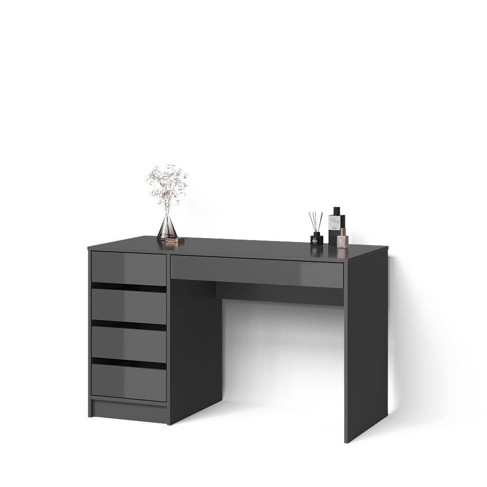 Livinity® Schminktisch Imola, Anthrazit, 120 cm