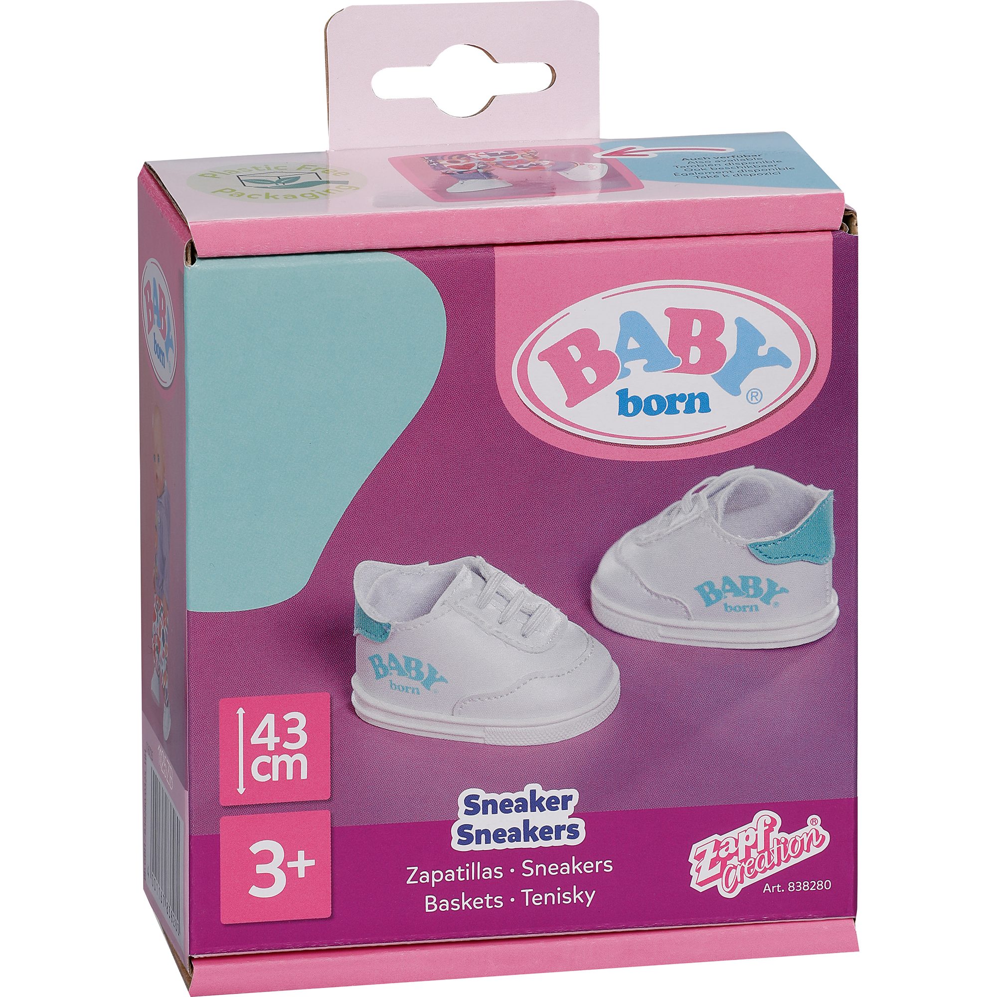 Zapf Creation® ZAPF Creation BABY born® Sneakers 2, Puppenzubehör, (sortierter Puppentheater
