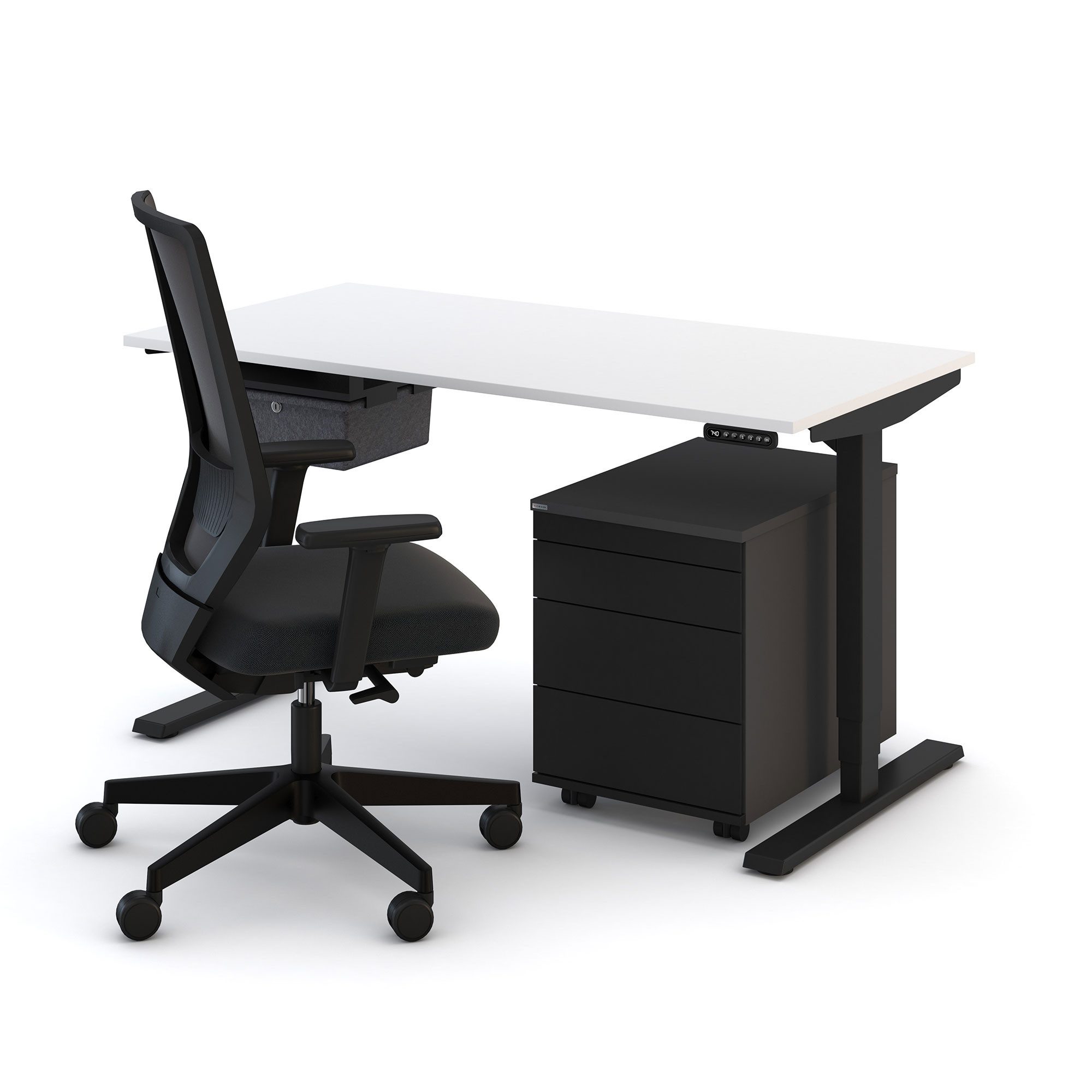 ASSMANN Büromöbel Schreibtisch Y-LINE (140x70cm Signalweiß günstig online kaufen