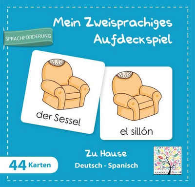 Schulbuchverlag Anadolu Spiel, Mein zweisprachiges Aufdeckspiel, Zu Hause Deutsch-Spanisch...
