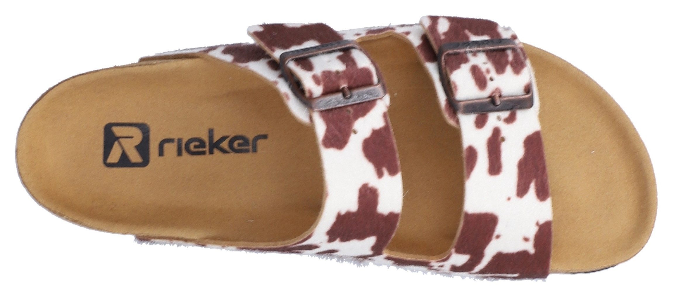 Rieker Pantolette Sommerschuh, Strandschuh, Hausschuh mit verstellbaren Schnallen