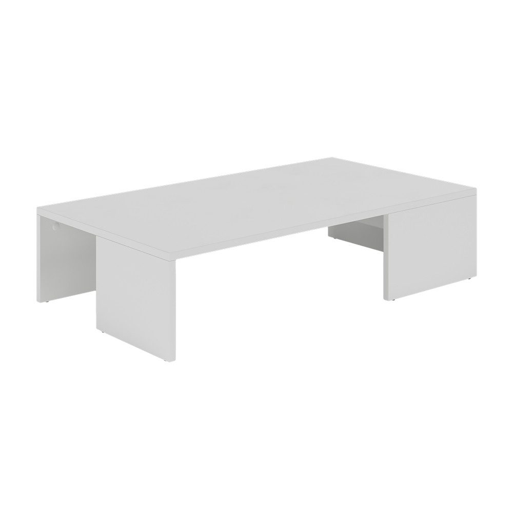 Couchtisch Hardi, Weiß, 90 x 21.4 cm