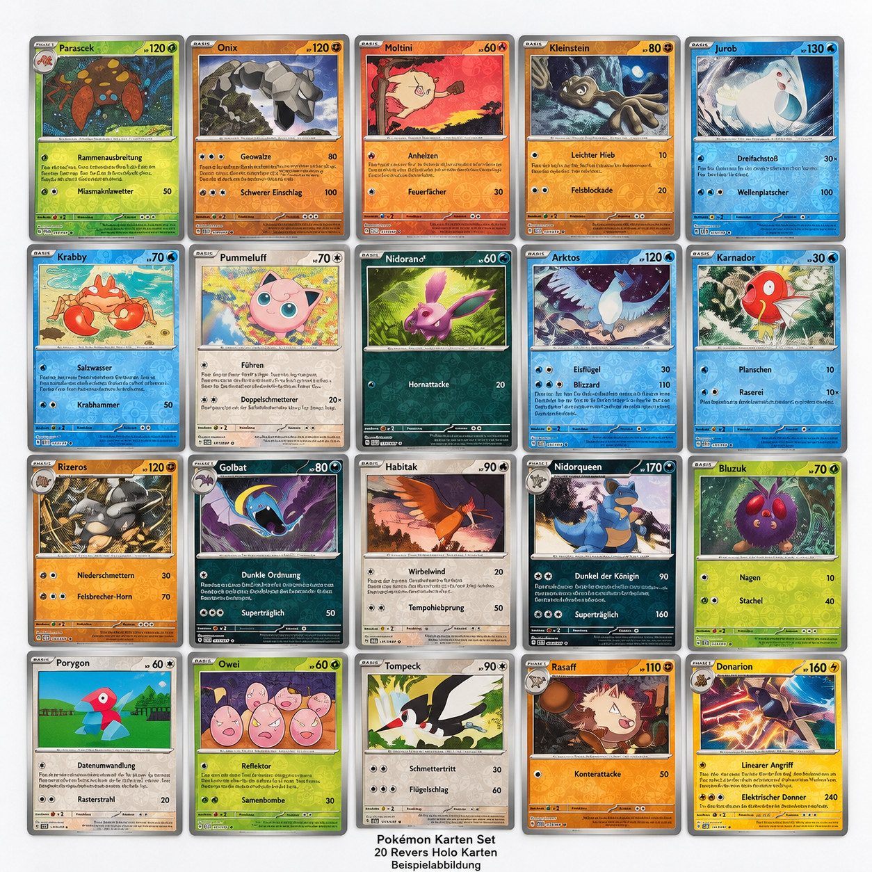 POKÉMON Sammelkarte Pokémon Karten Deutsch – Reverse Holo, EX, Booster & Bulk von POKÉMON