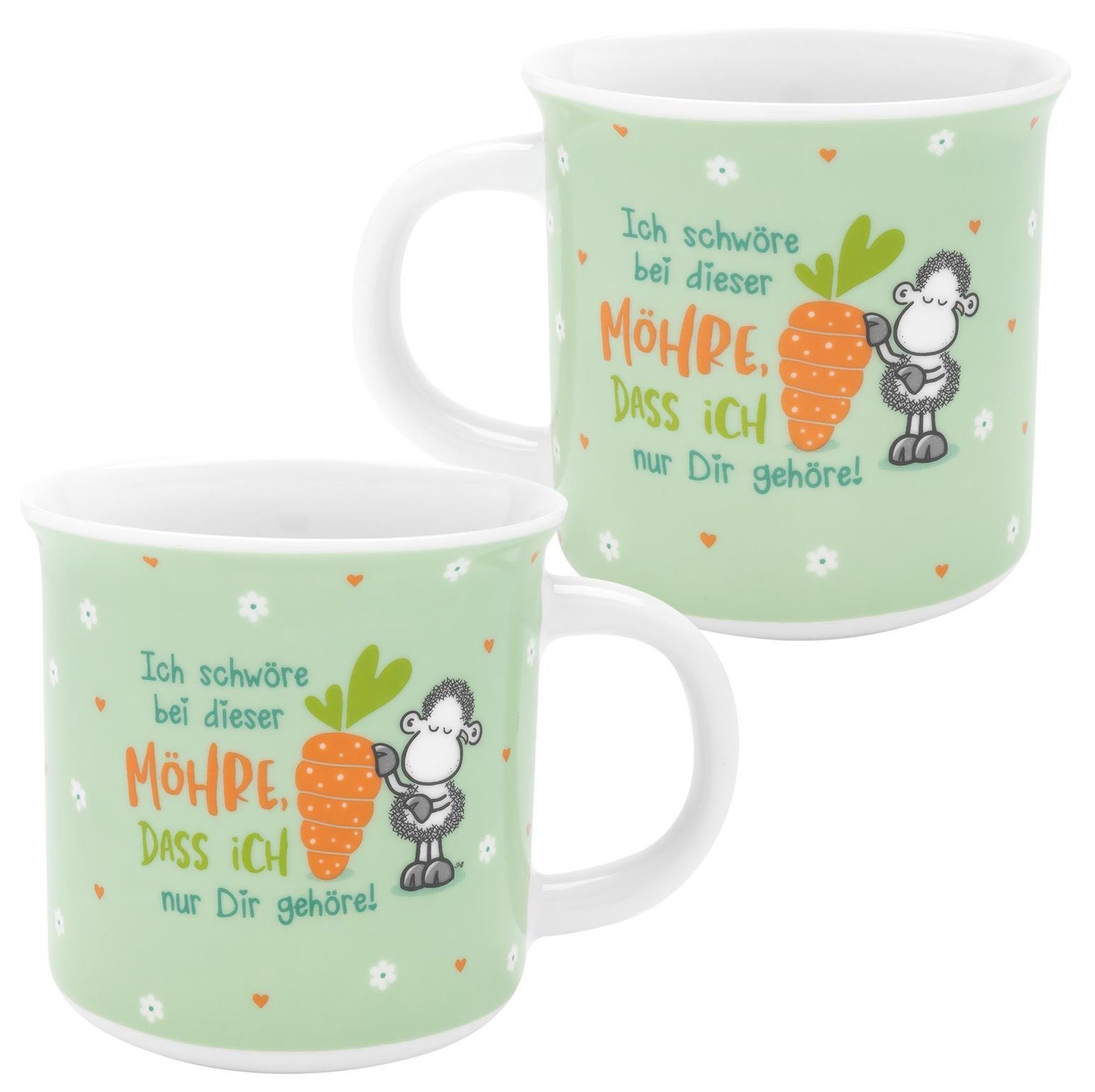 Sheepworld Tasse Sheepworld Tasse Kaffeetasse Ostern 35 cl Ich schwöre bei dieser, Porzellan