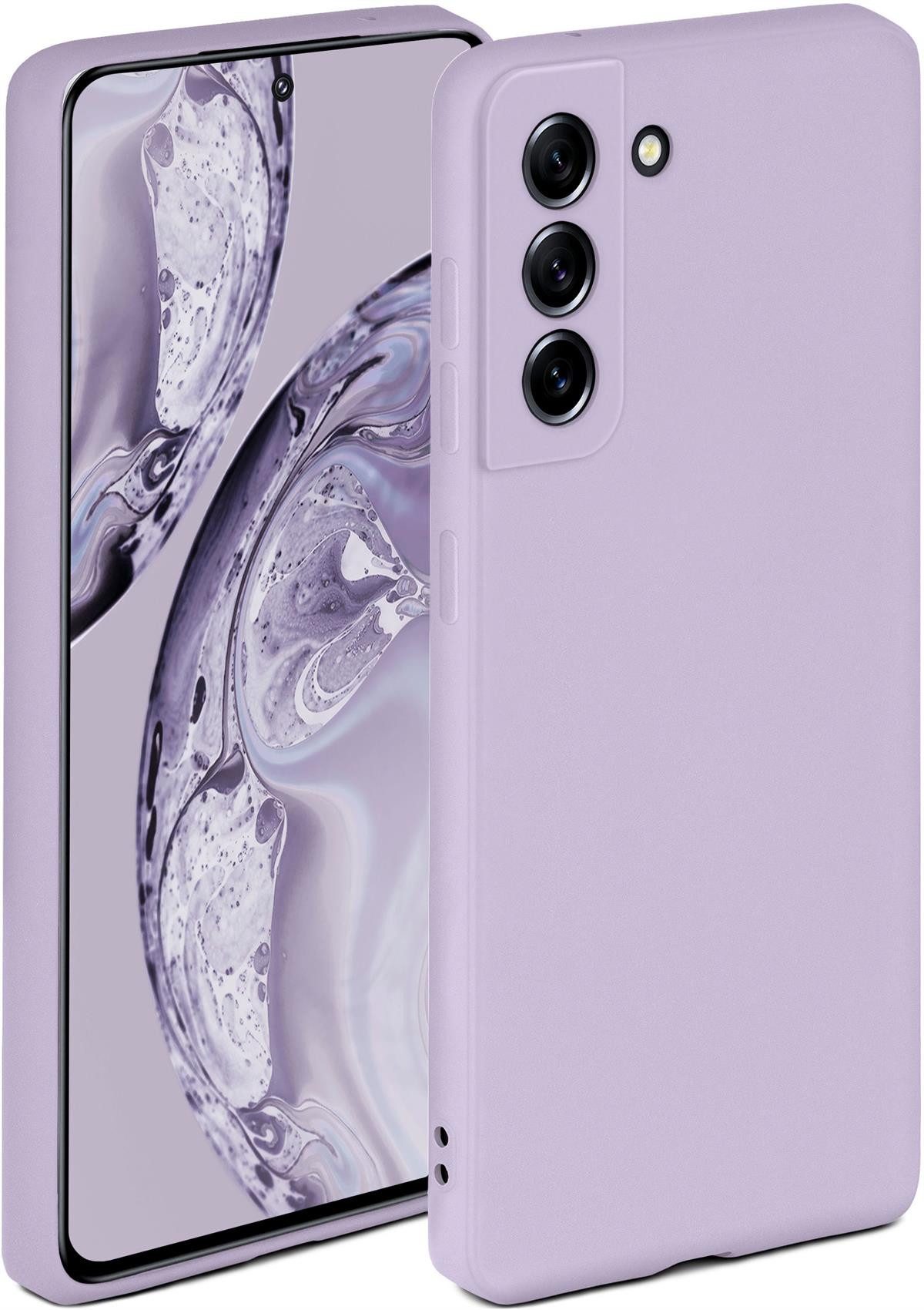 ONEFLOW Handyhülle Soft Case für Samsung Galaxy S21 FE 5G, Hülle aus Silikon, Back Cover mit Kameraschutz, weiche Silikonhülle