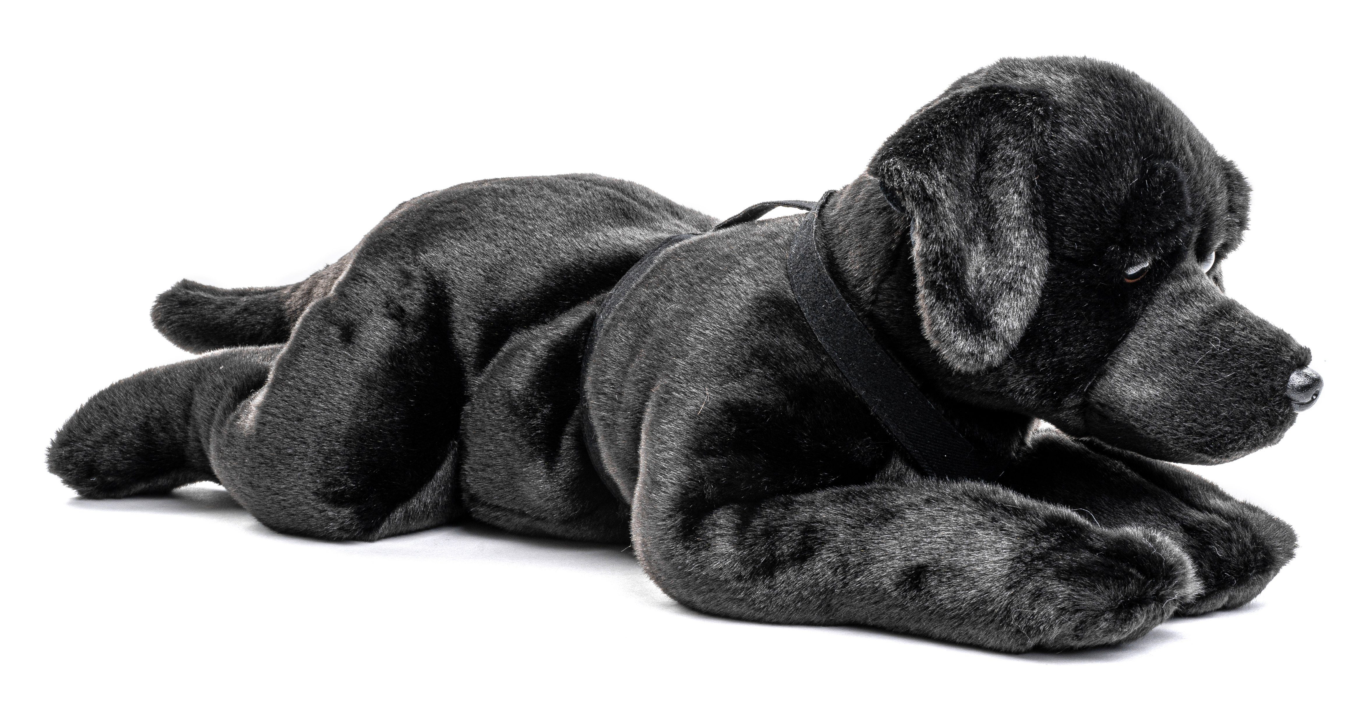 Uni-Toys Hund Labrador liegend mit Leine ca 20 cm lang 